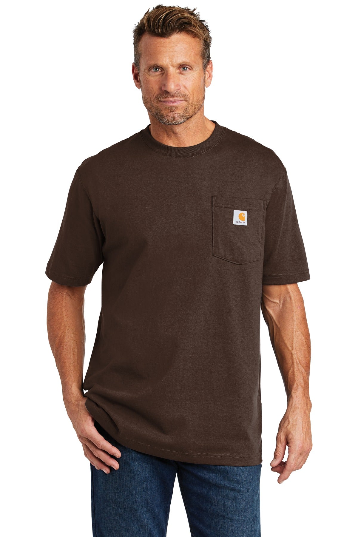 Playera de trabajo con bolsillo, manga corta - 6.75 oz | Carhartt CTK87