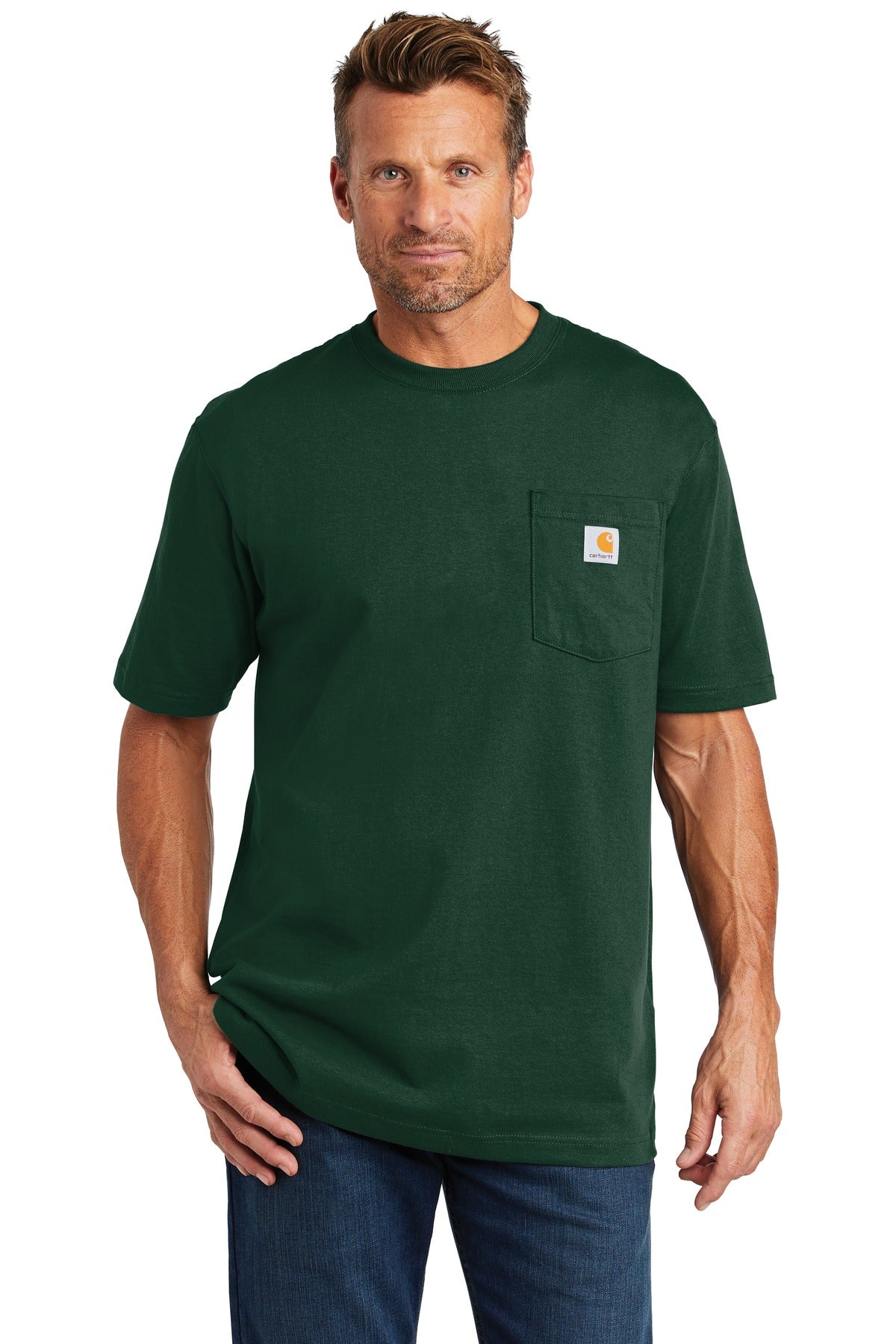 Playera de trabajo con bolsillo, manga corta - 6.75 oz | Carhartt CTK87