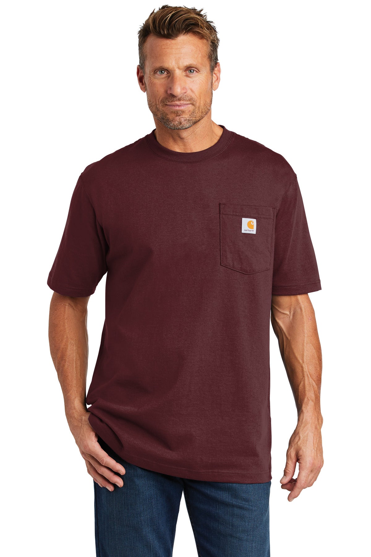 Playera de trabajo con bolsillo, manga corta - 6.75 oz | Carhartt CTK87