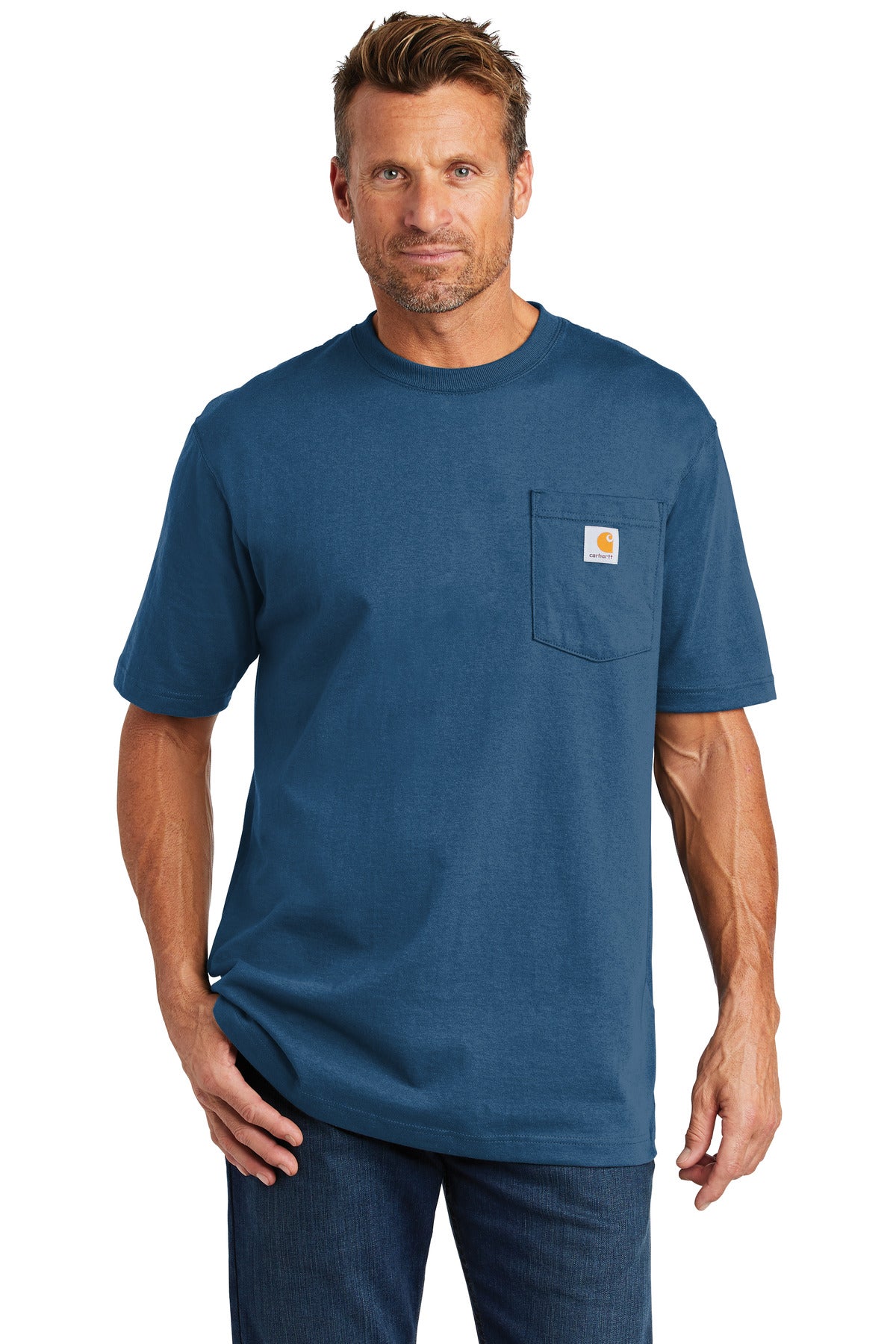 Playera de trabajo con bolsillo, manga corta - 6.75 oz | Carhartt CTK87