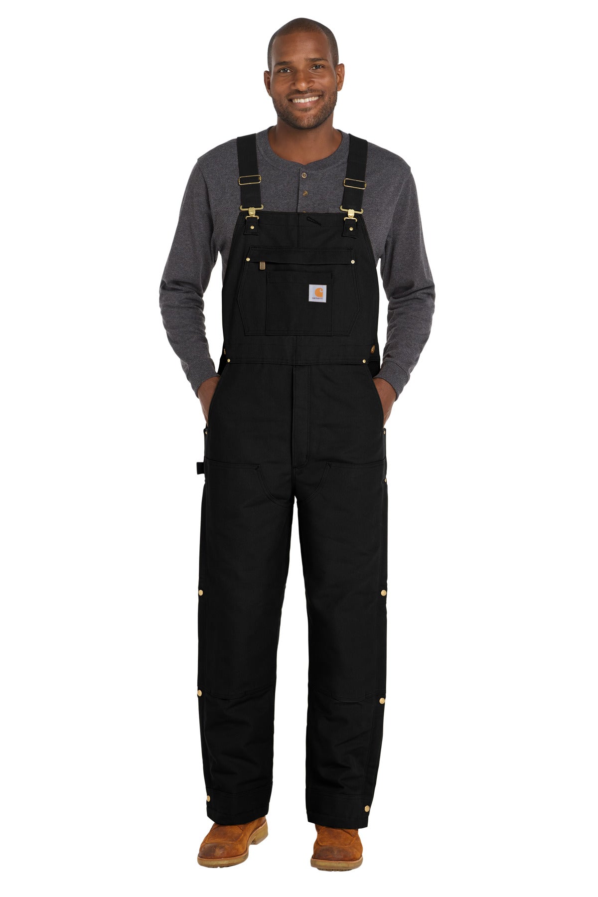 Carhartt CTT106672 Tall Firm Duck Insulated Bib Overalls