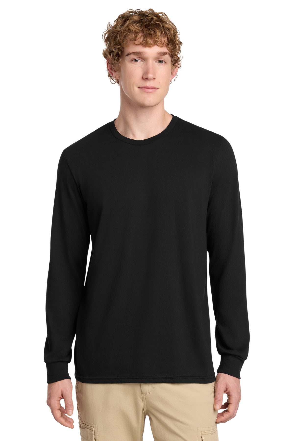 District DT109 Perfect Blend CVC Long Sleeve Tee