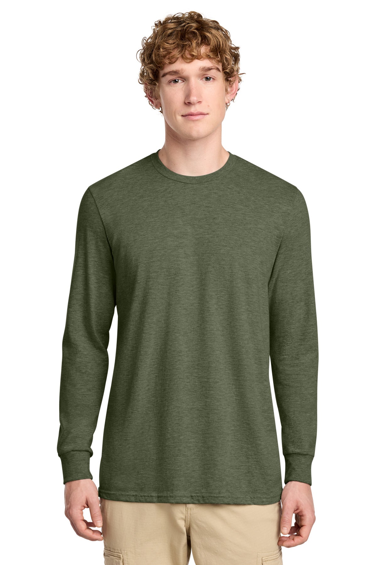 District DT109 Perfect Blend CVC Long Sleeve Tee