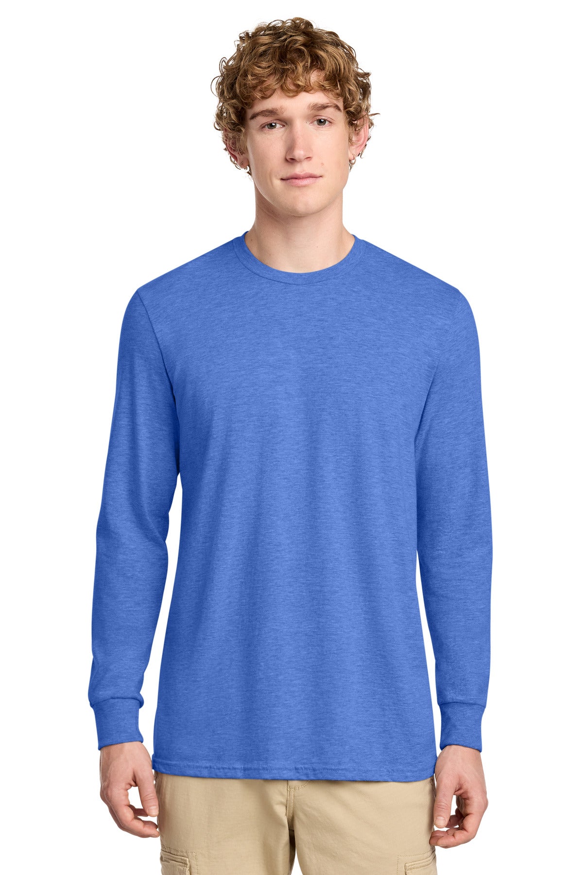 District DT109 Perfect Blend CVC Long Sleeve Tee