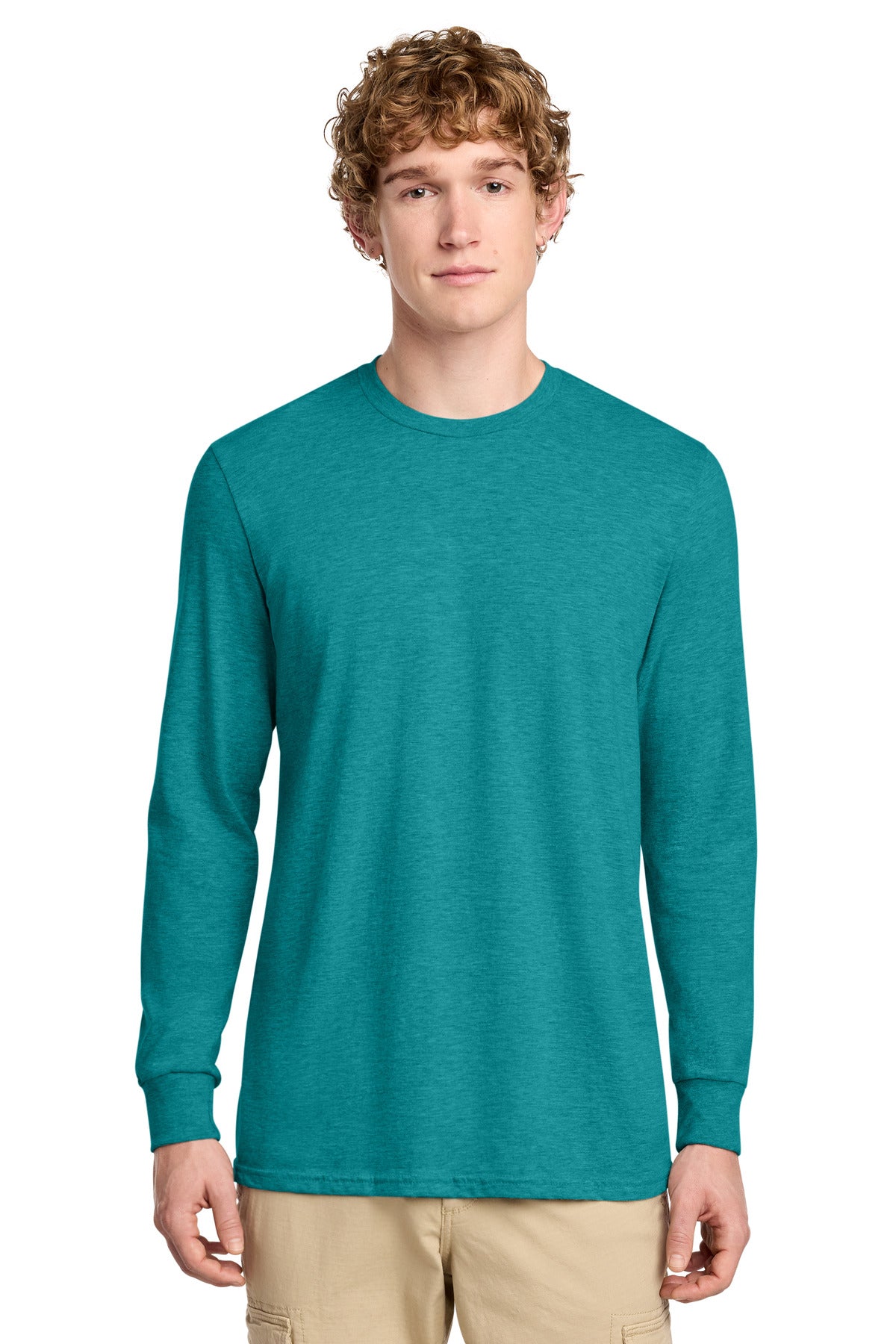 District DT109 Perfect Blend CVC Long Sleeve Tee