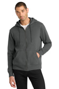 District DT1103 Perfect Weight Fleece Full-Zip Hoodie