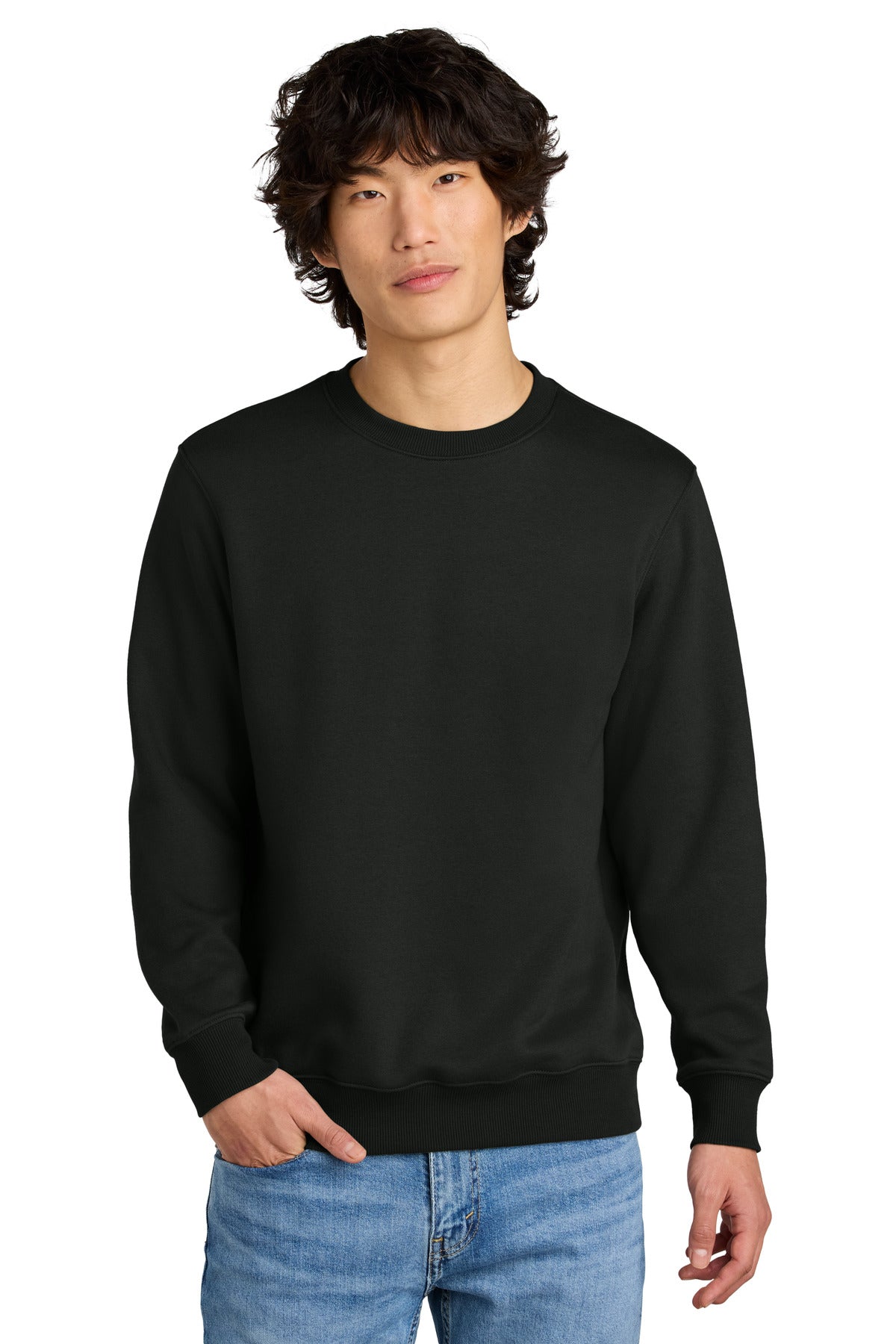 District DT1106 Perfect Weight Fleece Crew