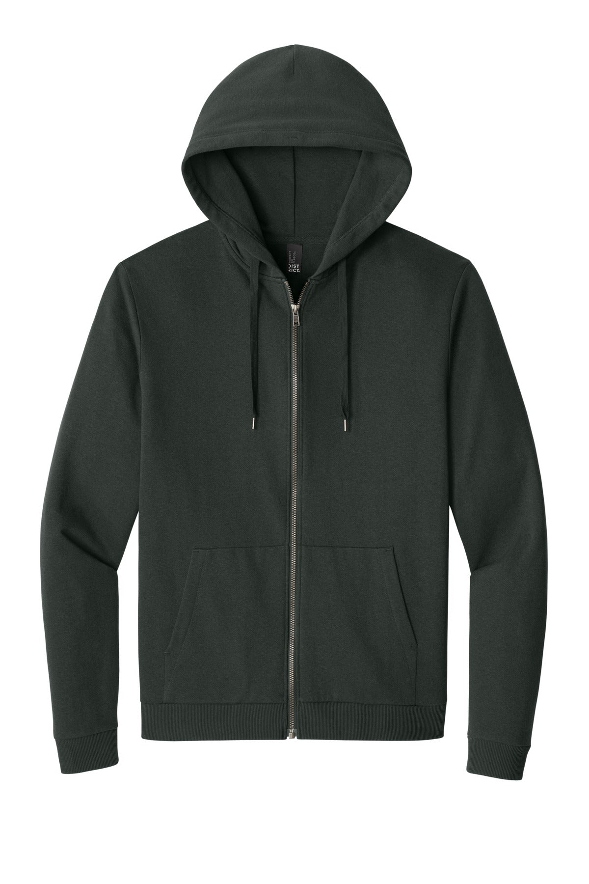 District DT1302 Perfect Tri Fleece Full-Zip Hoodie
