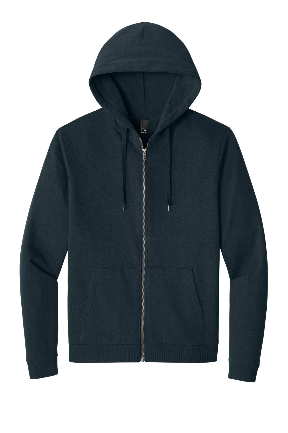 District DT1302 Perfect Tri Fleece Full-Zip Hoodie