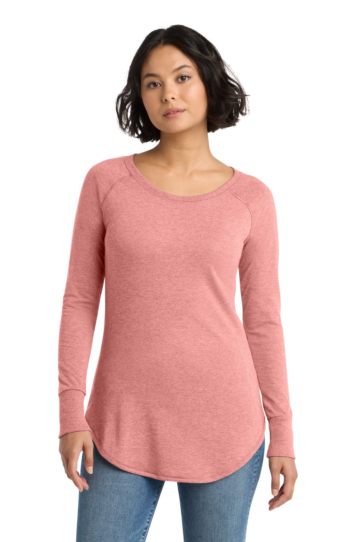 District DT132L Women's Perfect Tri Long Sleeve Tunic Tee