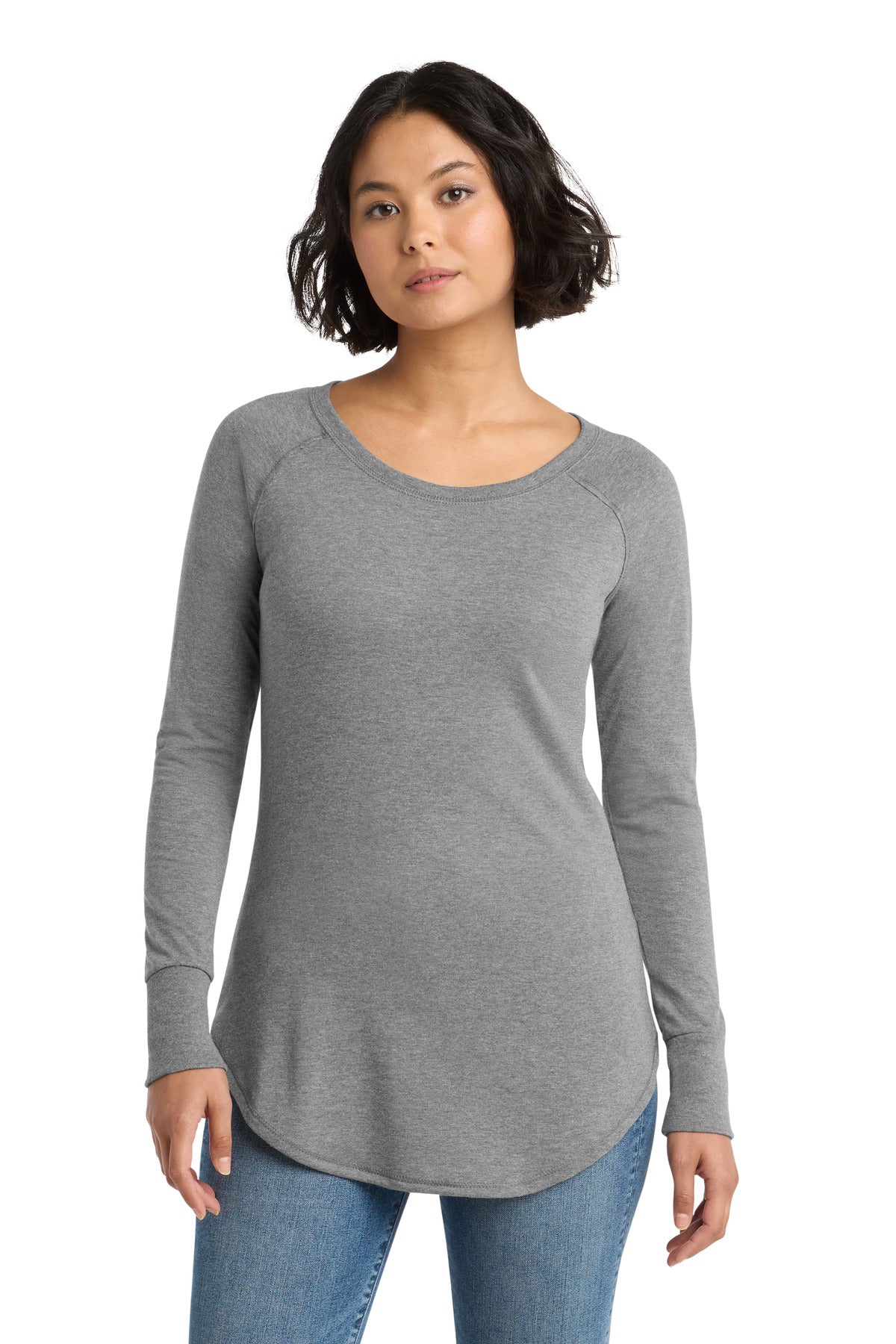 District DT132L Women's Perfect Tri Long Sleeve Tunic Tee