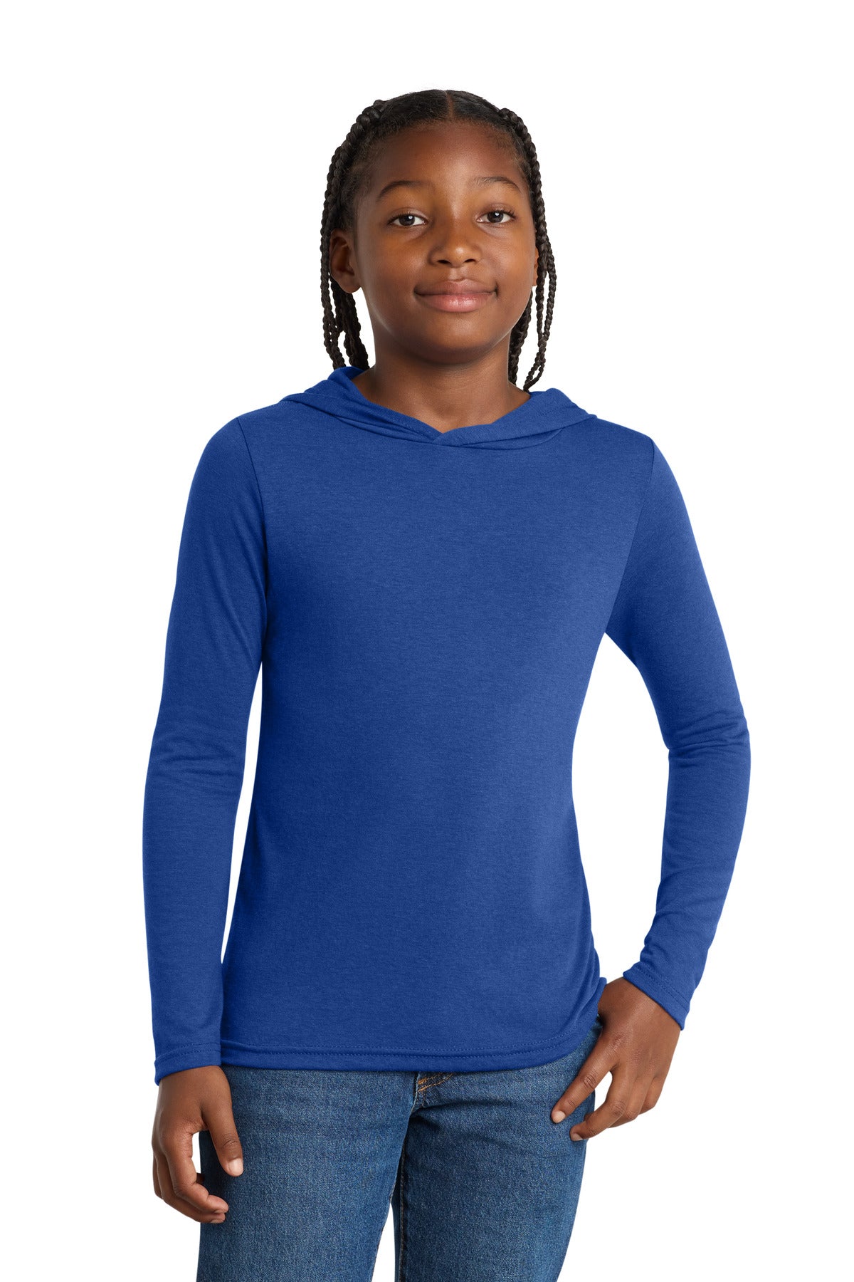 District DT139Y Youth Perfect Tri Long Sleeve Hoodie