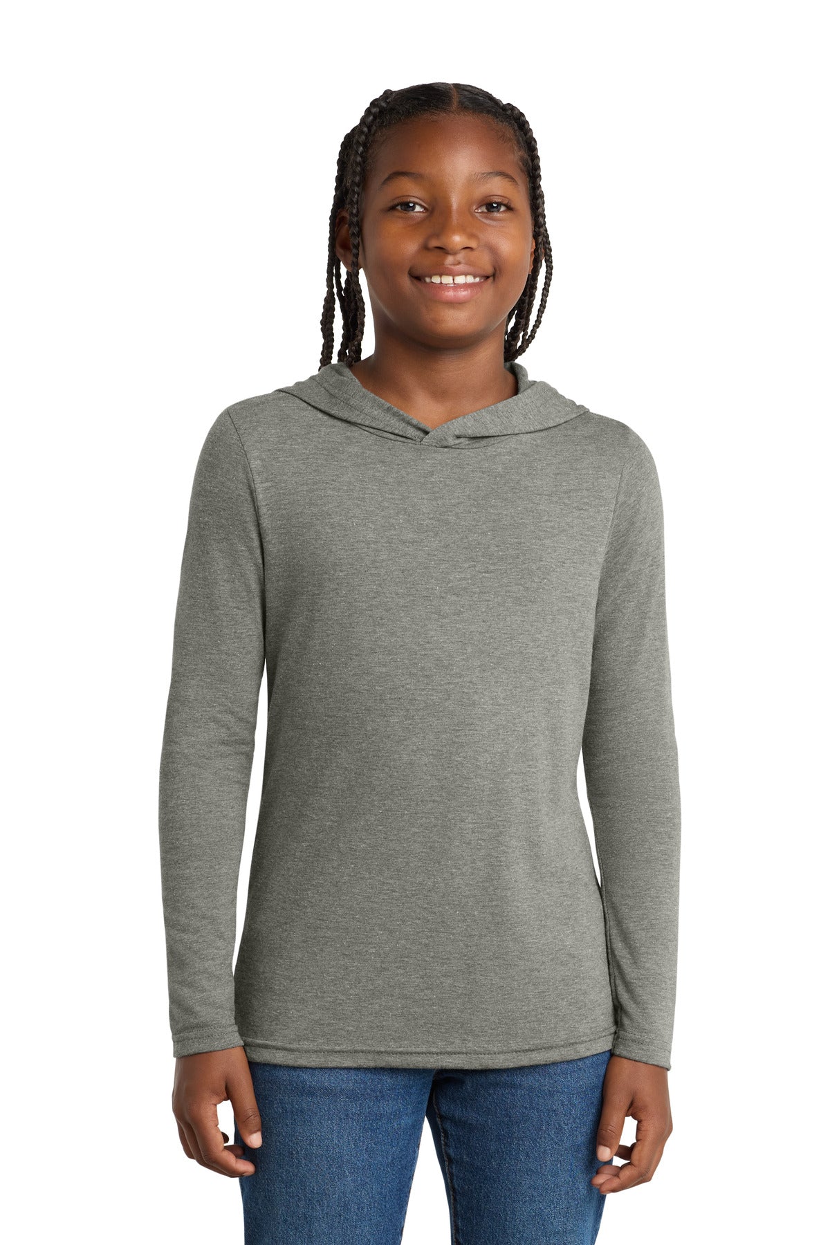 District DT139Y Youth Perfect Tri Long Sleeve Hoodie
