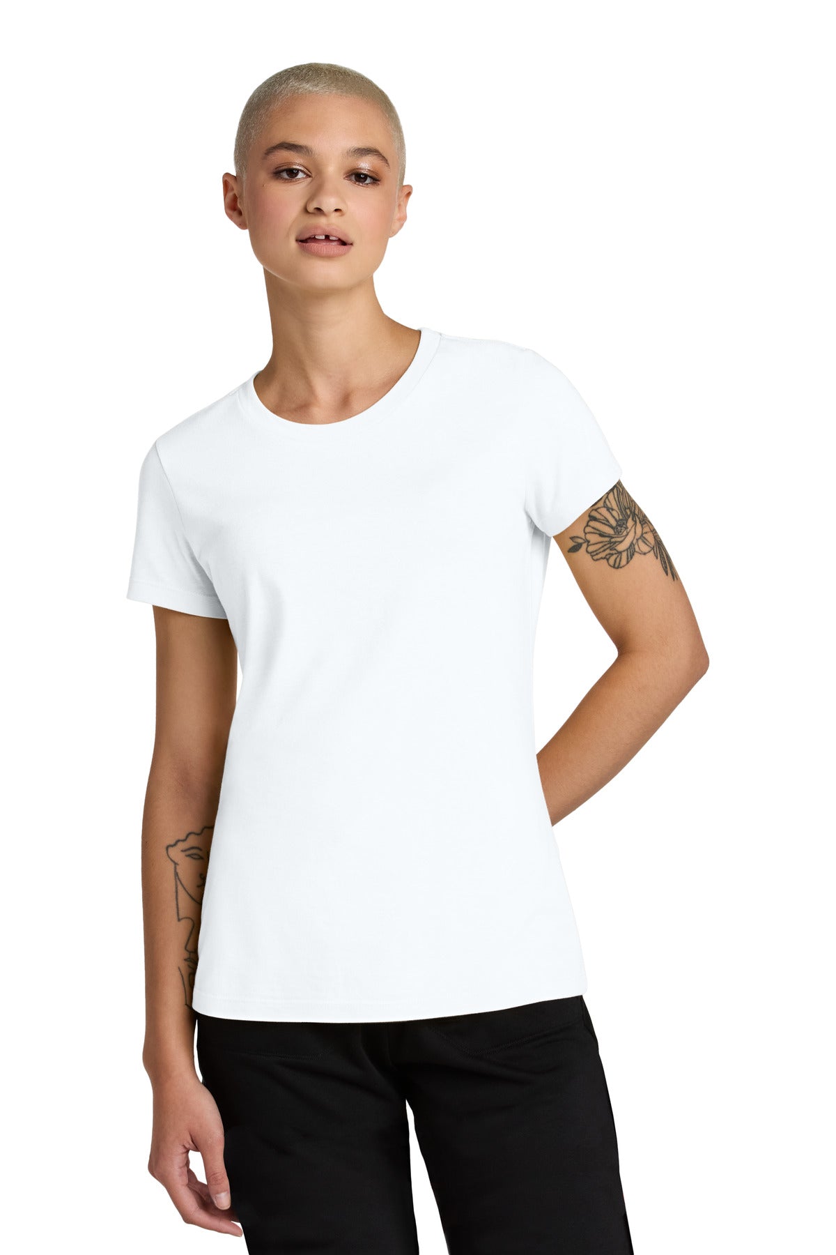 District DT188 Women's Perfect Weight CVC Tee
