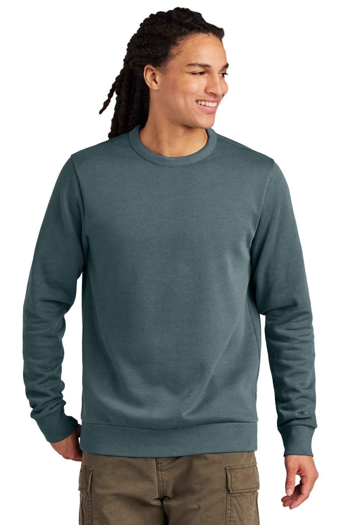 District Wash DT2204 Fleece Crew
