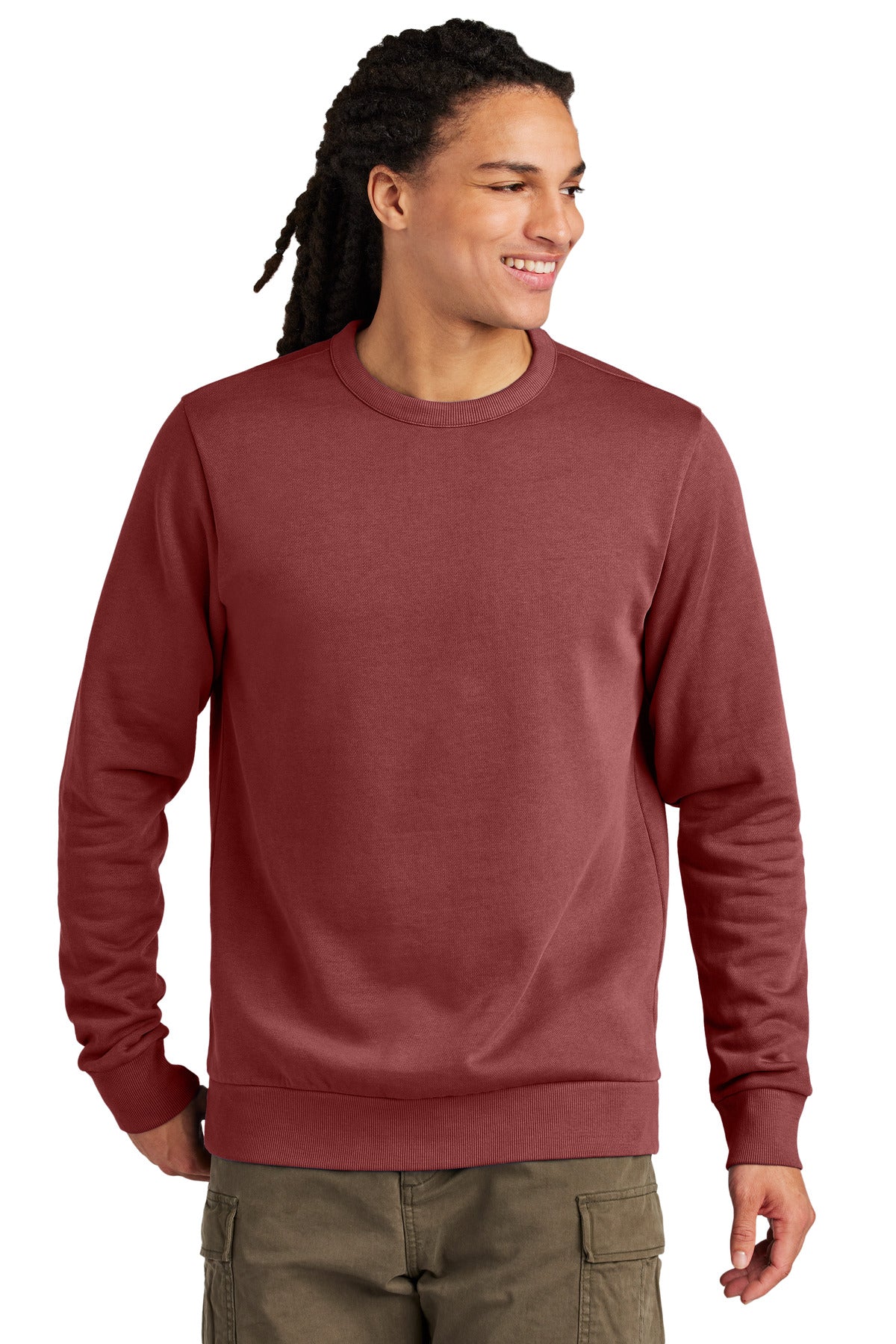 District Wash DT2204 Fleece Crew
