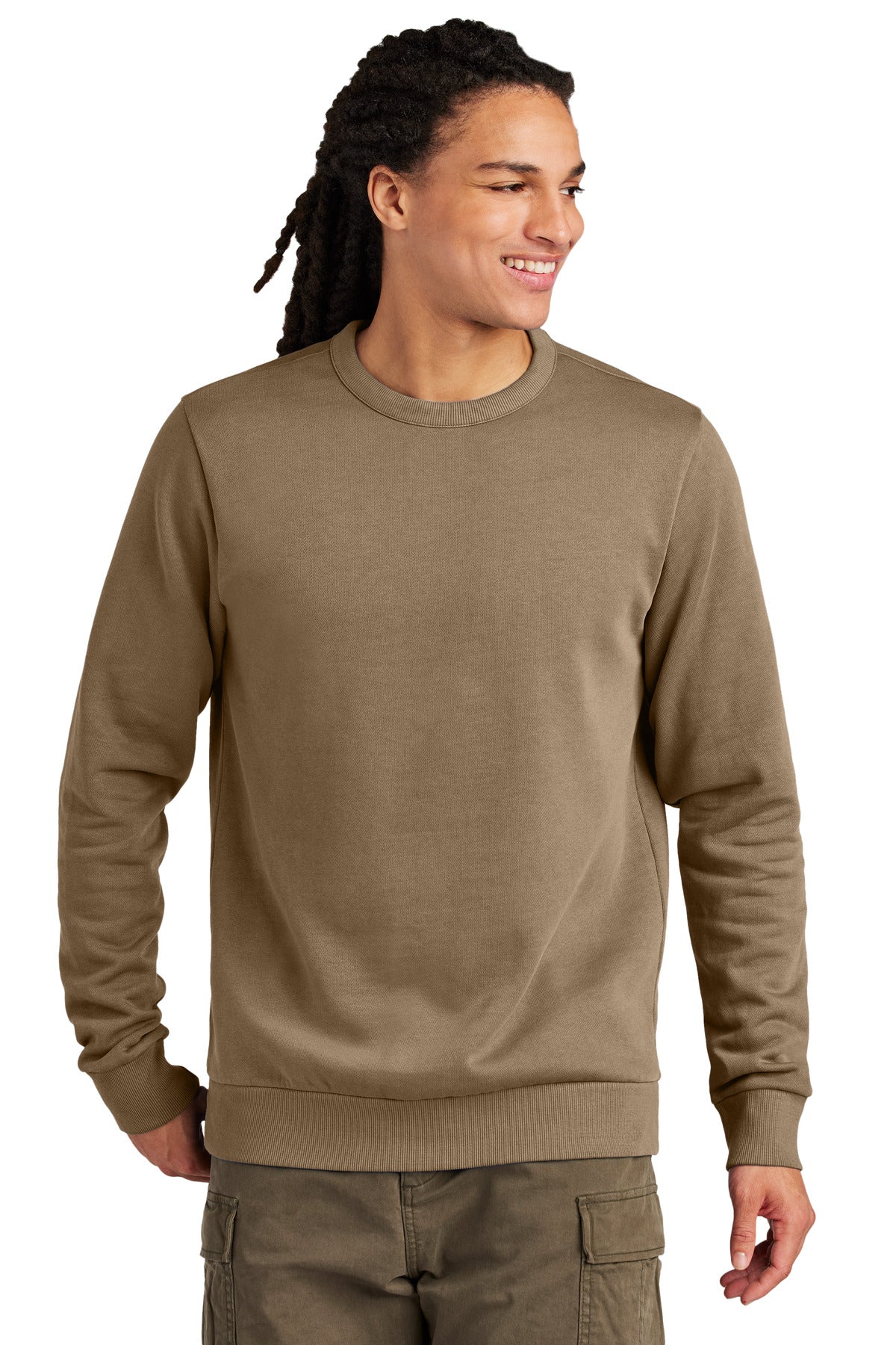 District Wash DT2204 Fleece Crew