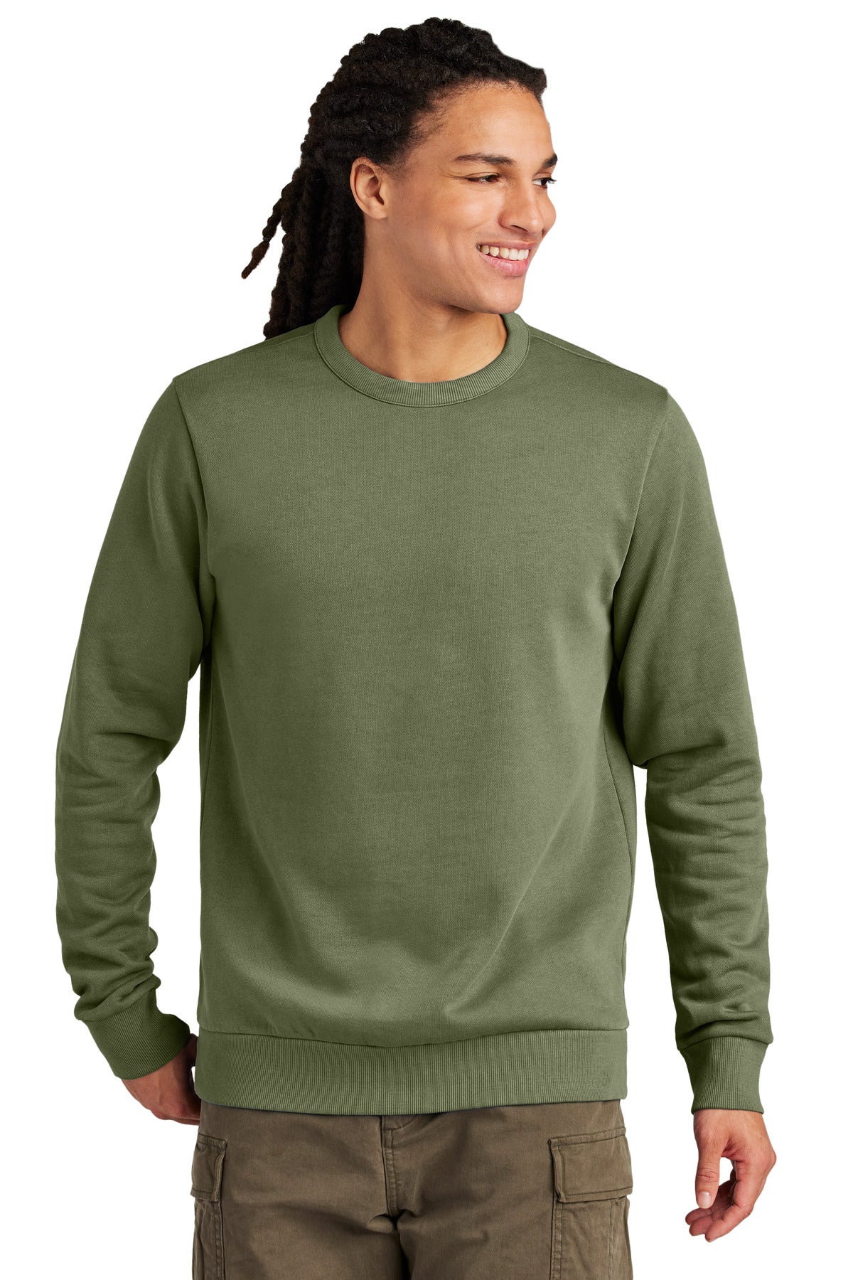 District Wash DT2204 Fleece Crew