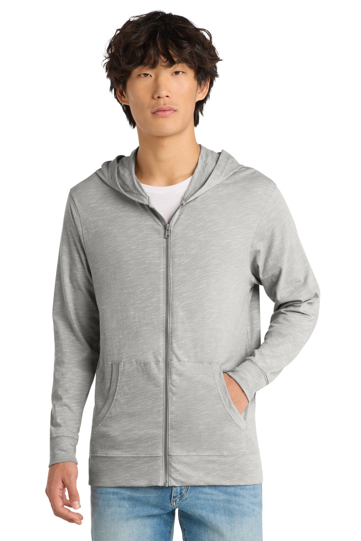 District DT565 Medal Full-Zip Hoodie
