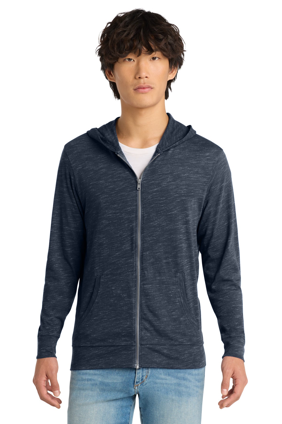 District DT565 Medal Full-Zip Hoodie