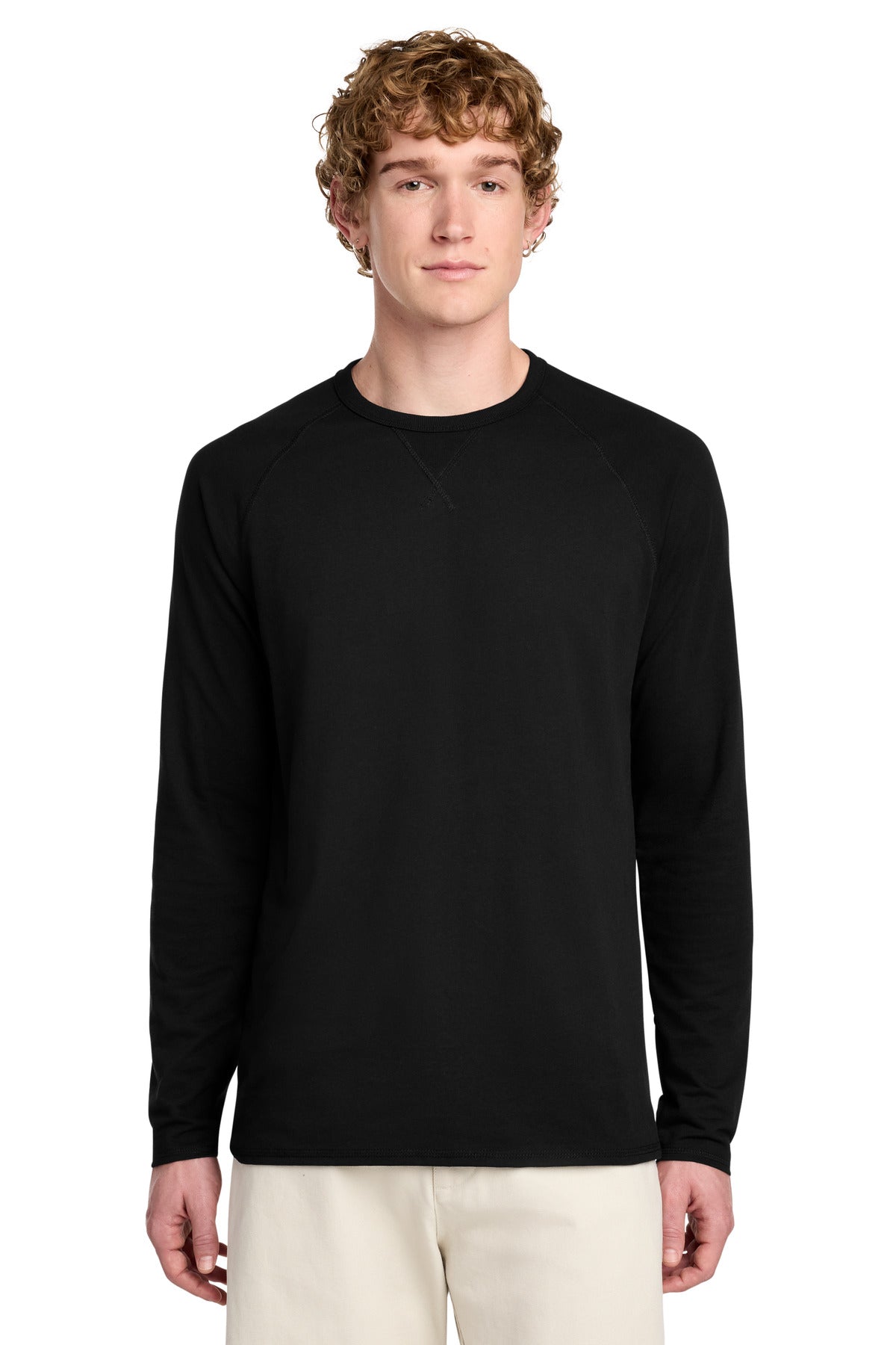 District DT572 Featherweight French Terry Long Sleeve Crewneck