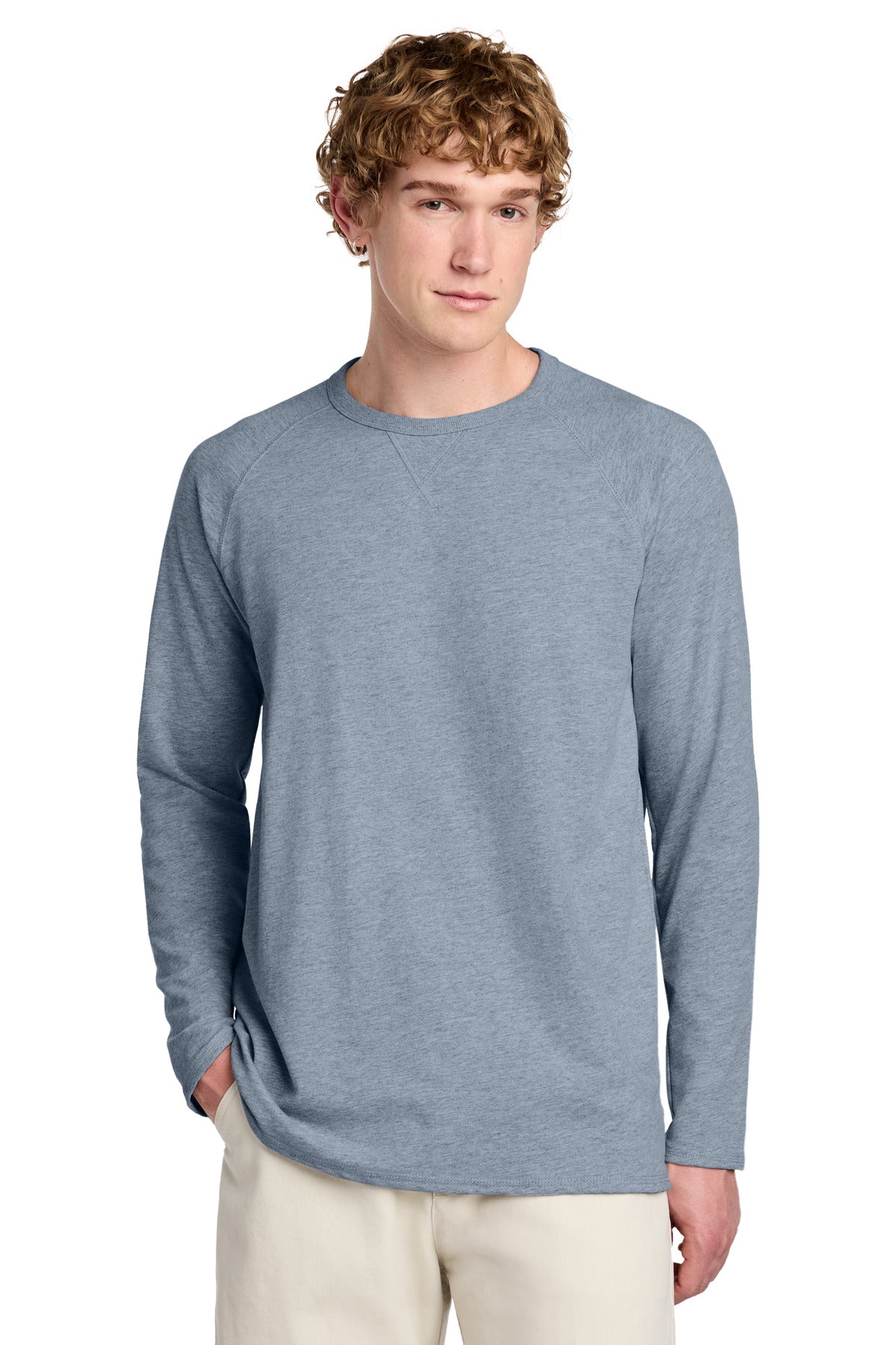 District DT572 Featherweight French Terry Long Sleeve Crewneck