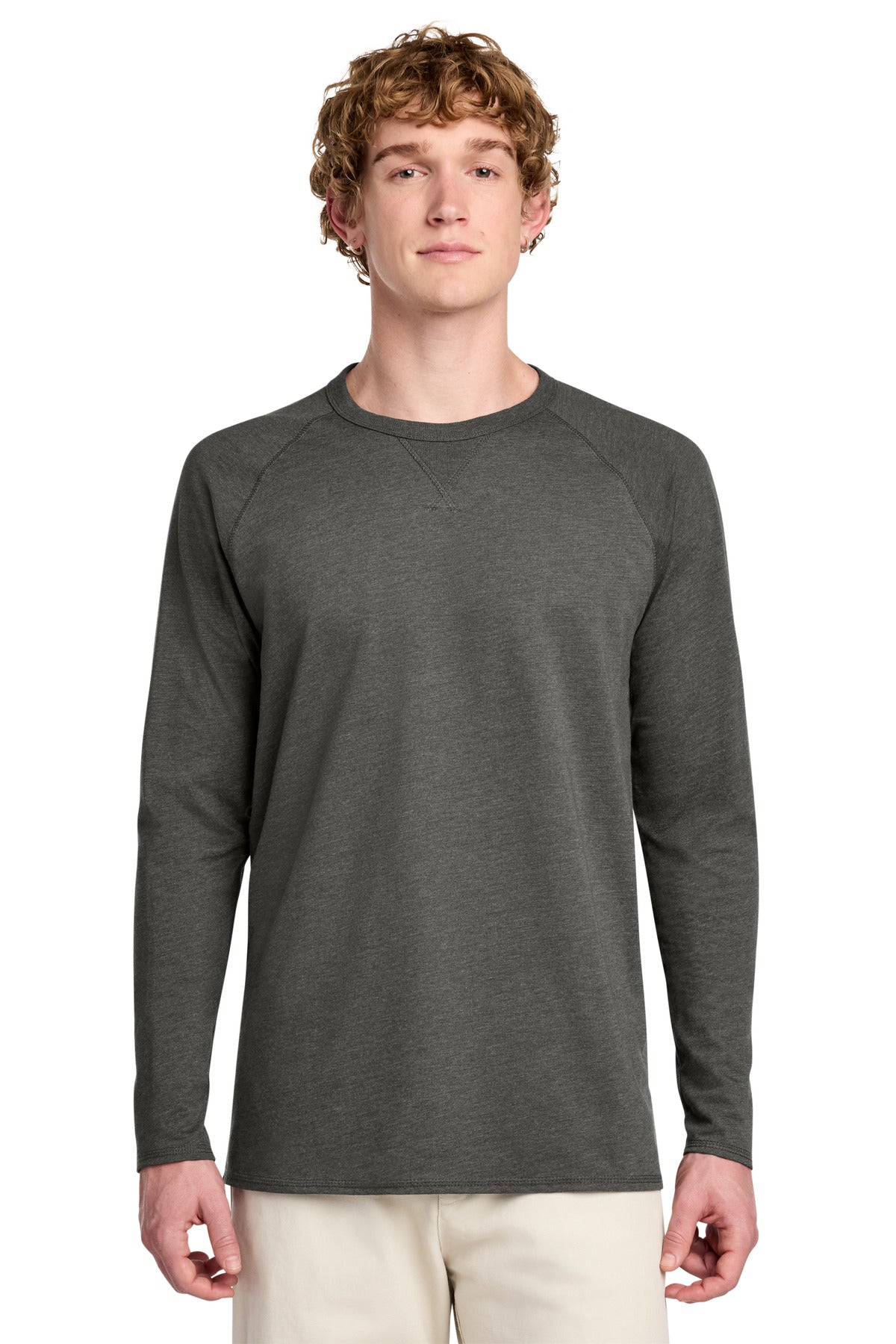 District DT572 Featherweight French Terry Long Sleeve Crewneck