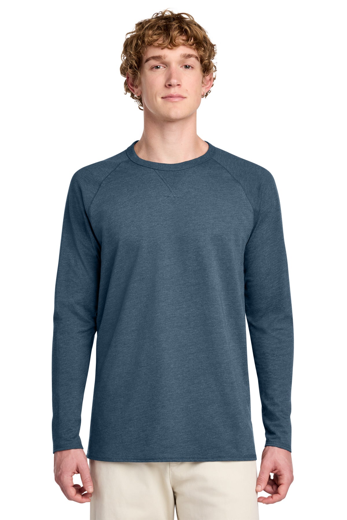 District DT572 Featherweight French Terry Long Sleeve Crewneck