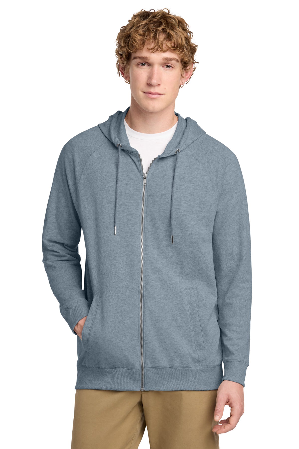 District DT573 Featherweight French Terry Full-Zip Hoodie
