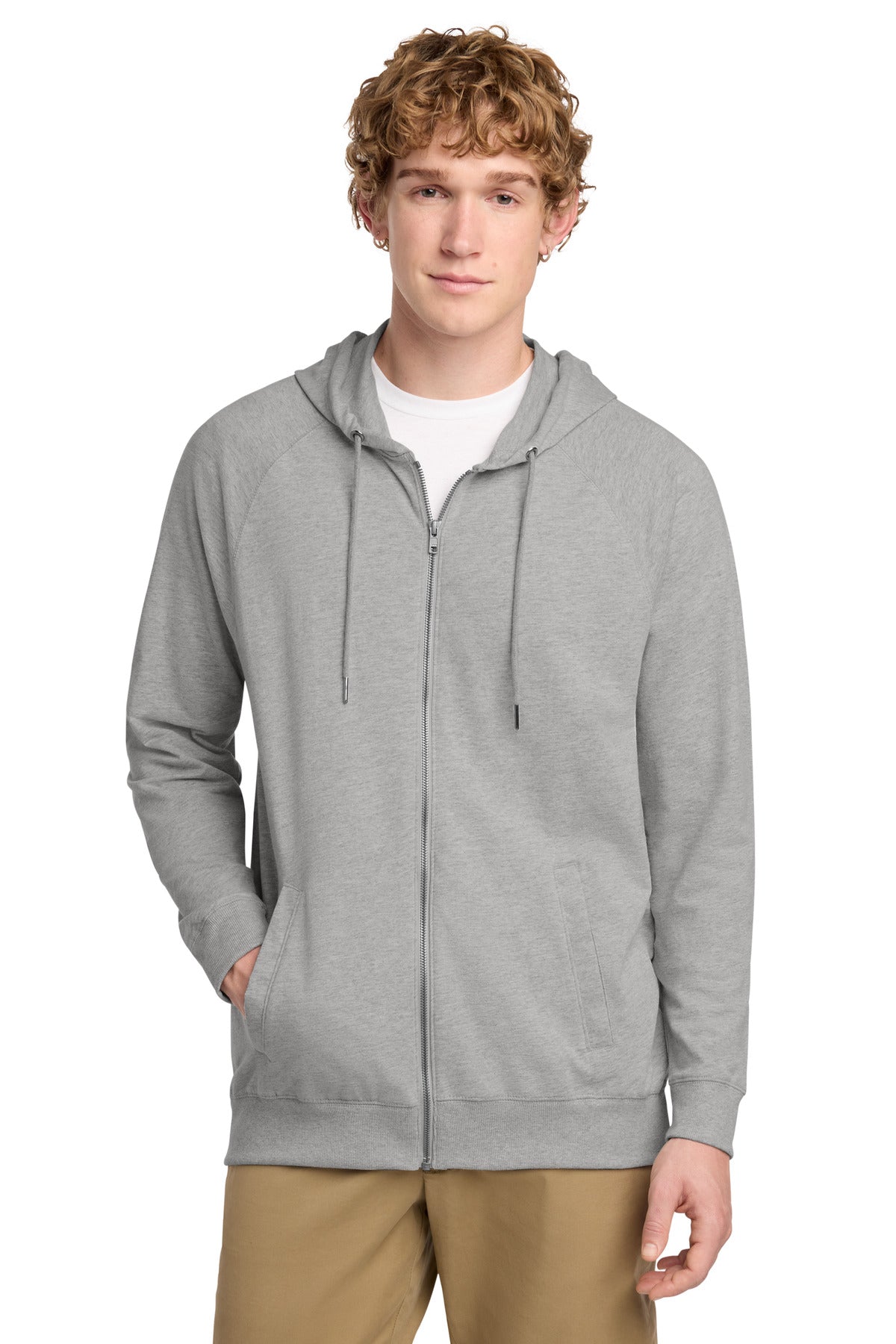 District DT573 Featherweight French Terry Full-Zip Hoodie