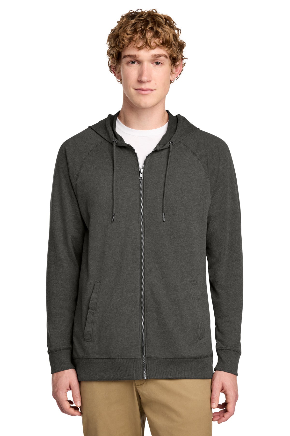 District DT573 Featherweight French Terry Full-Zip Hoodie