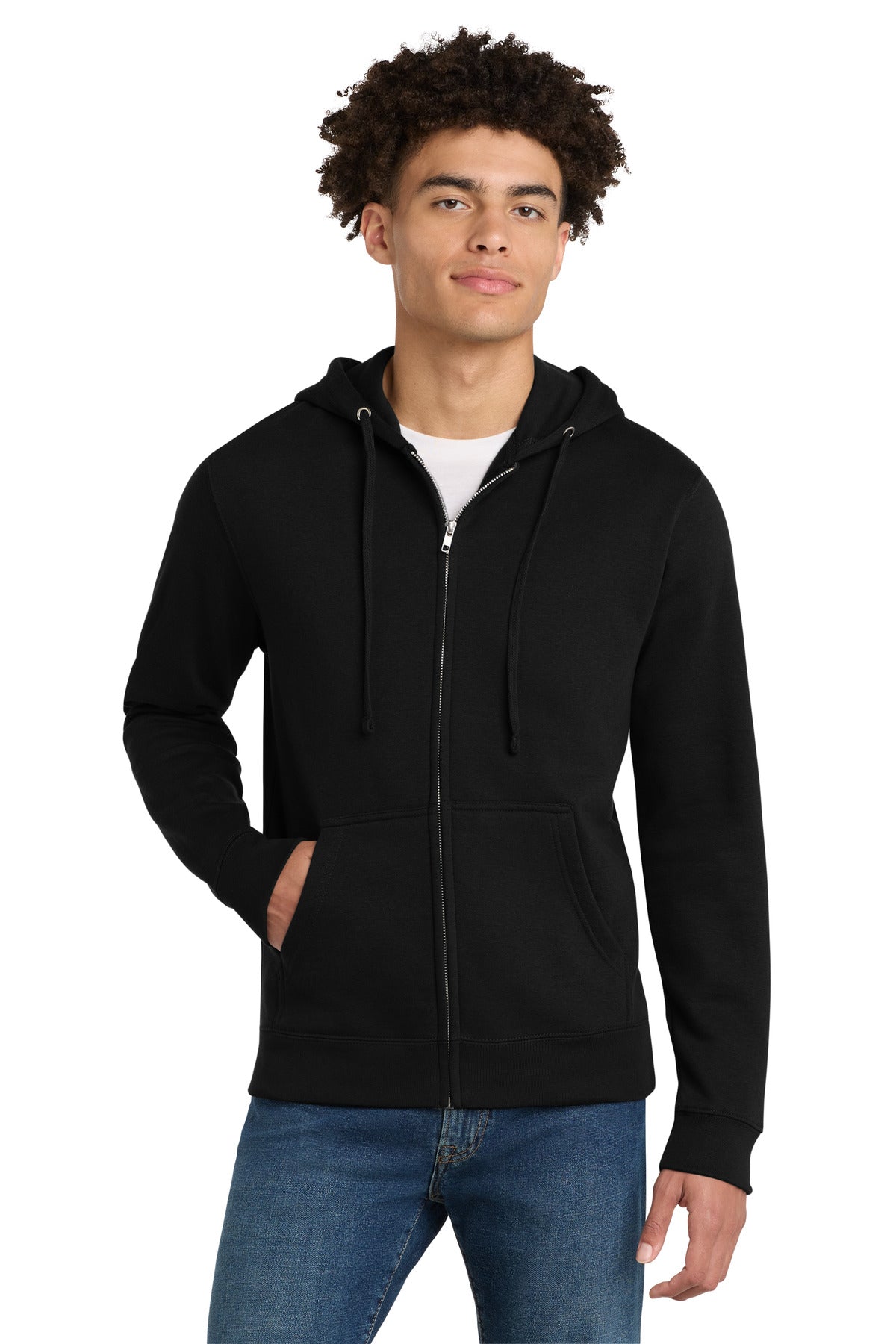 Sudadera con capucha y cierre completo V.I.T. ™ de fleece - 8.3 oz | District DT6102
