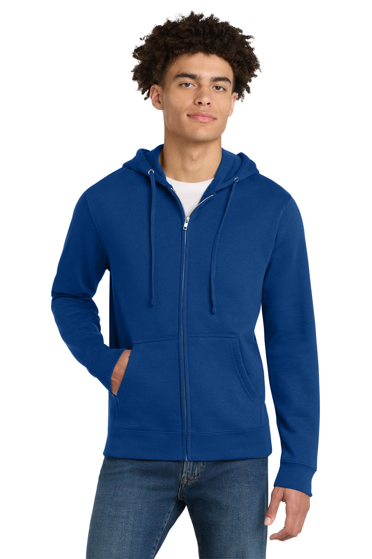 District DT6102 V.I.T. Fleece Full-Zip Hoodie