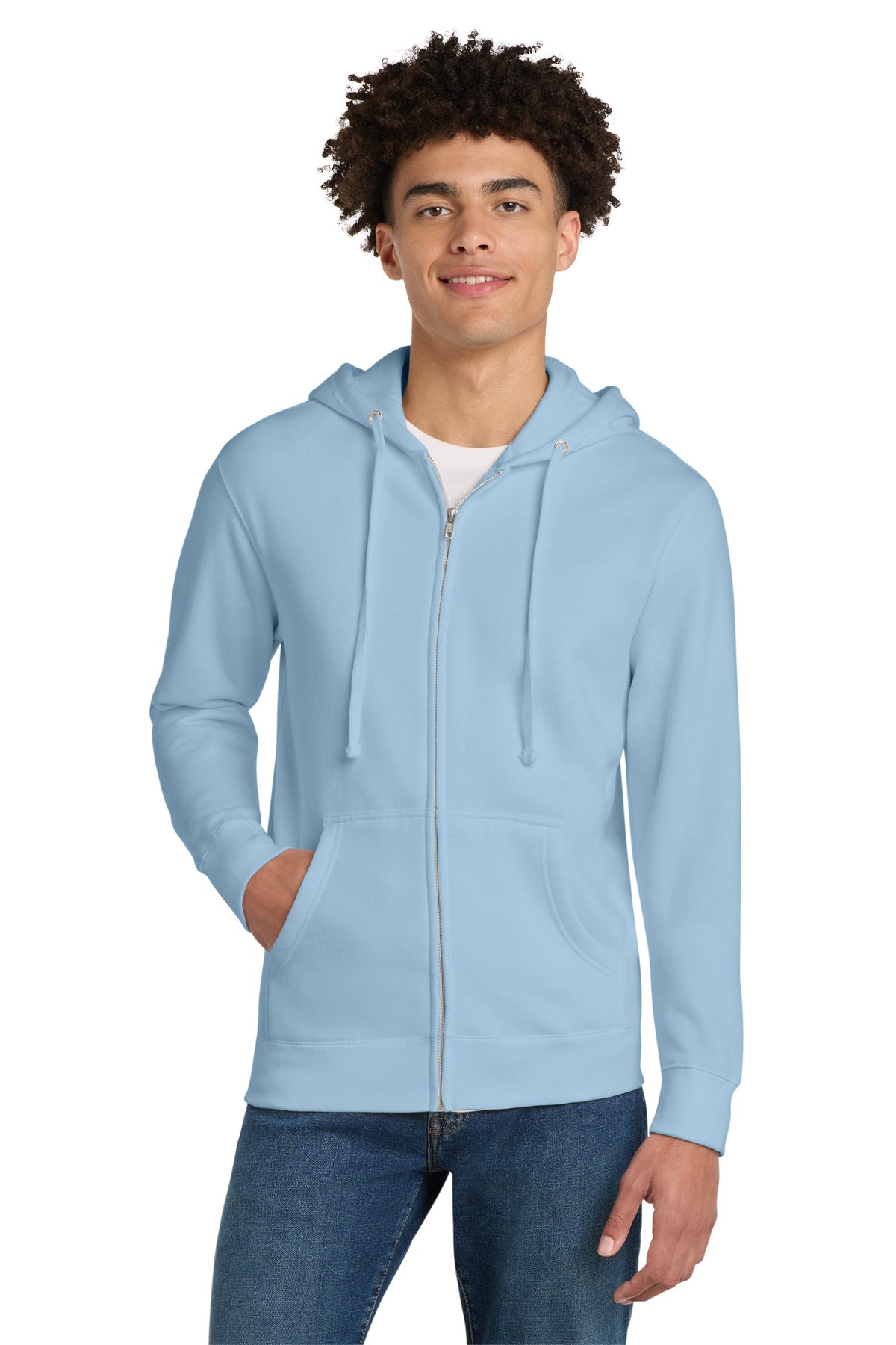 District DT6102 V.I.T. Fleece Full-Zip Hoodie