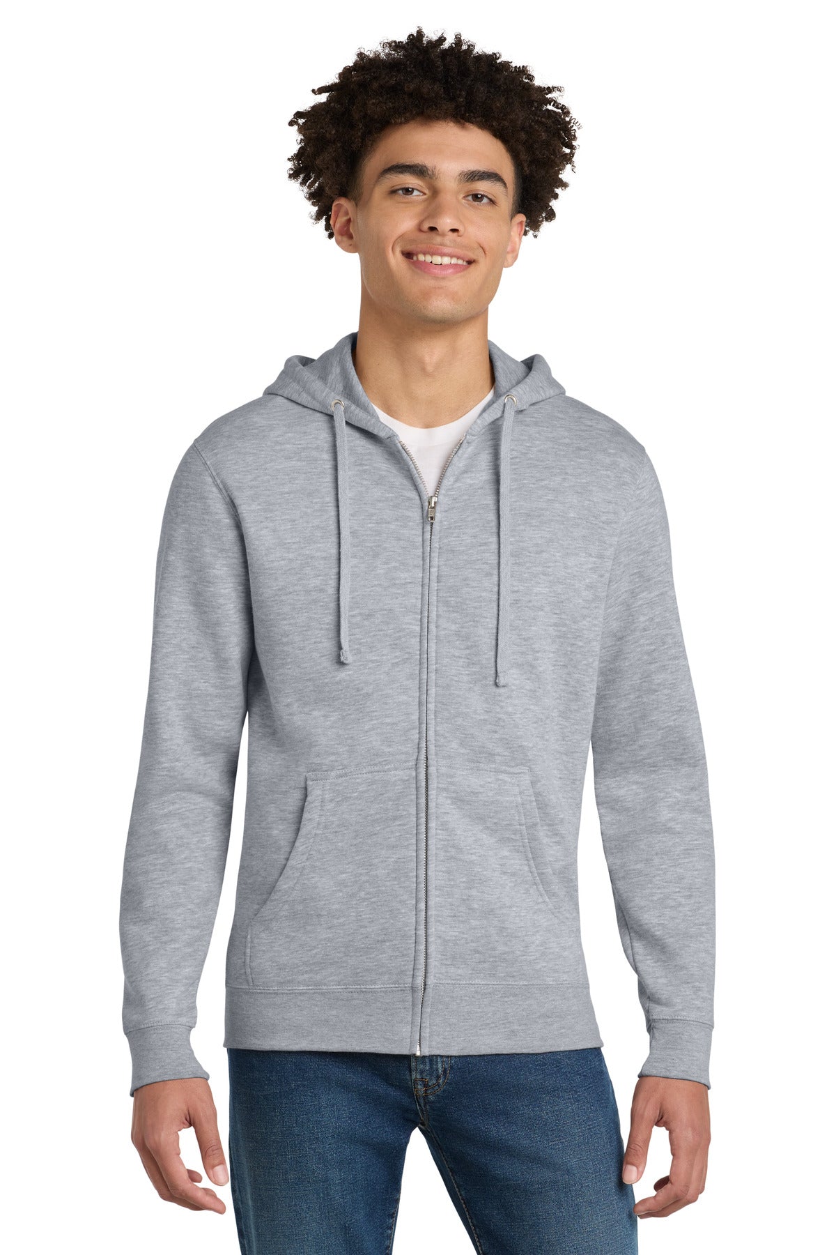 District DT6102 V.I.T. Fleece Full-Zip Hoodie