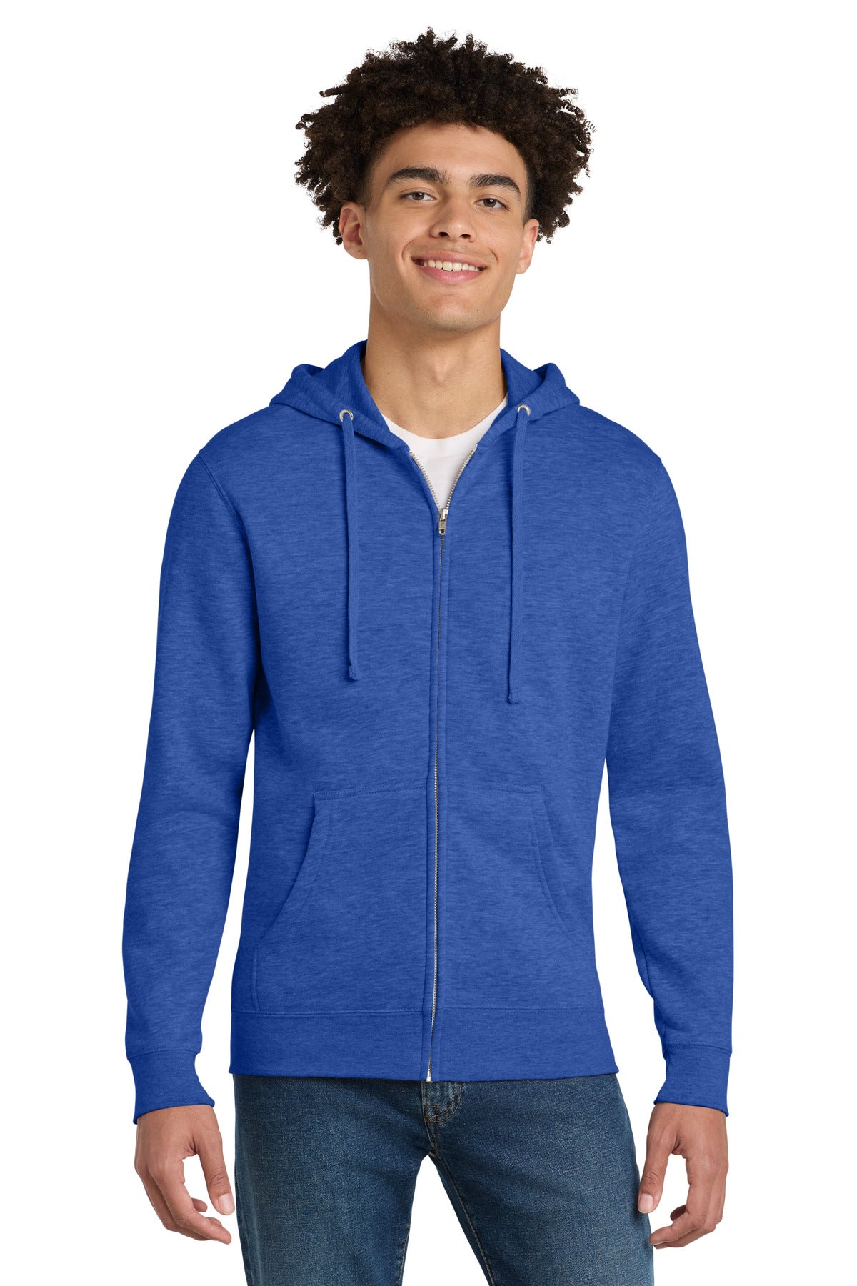 District DT6102 V.I.T. Fleece Full-Zip Hoodie