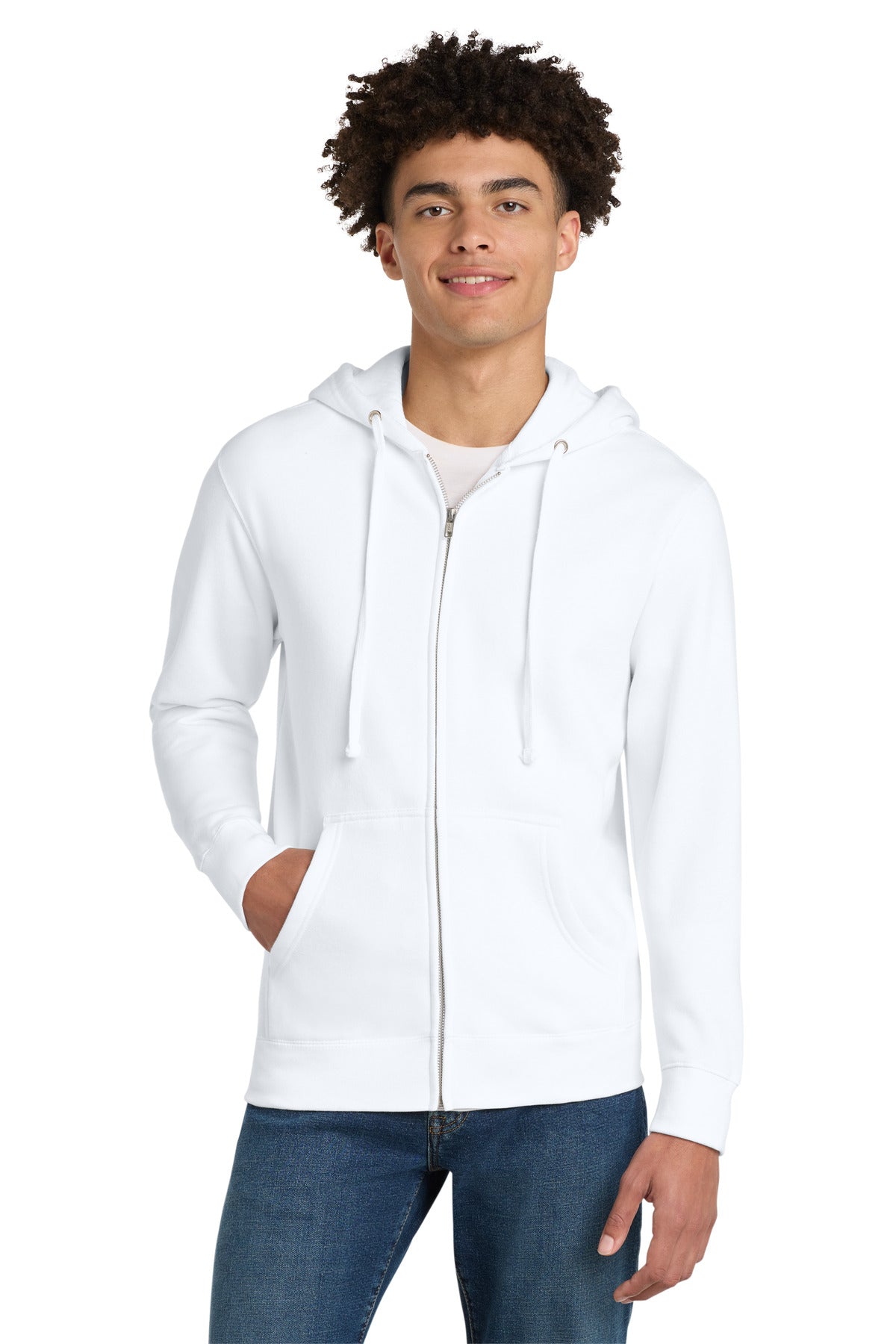 District DT6102 V.I.T. Fleece Full-Zip Hoodie