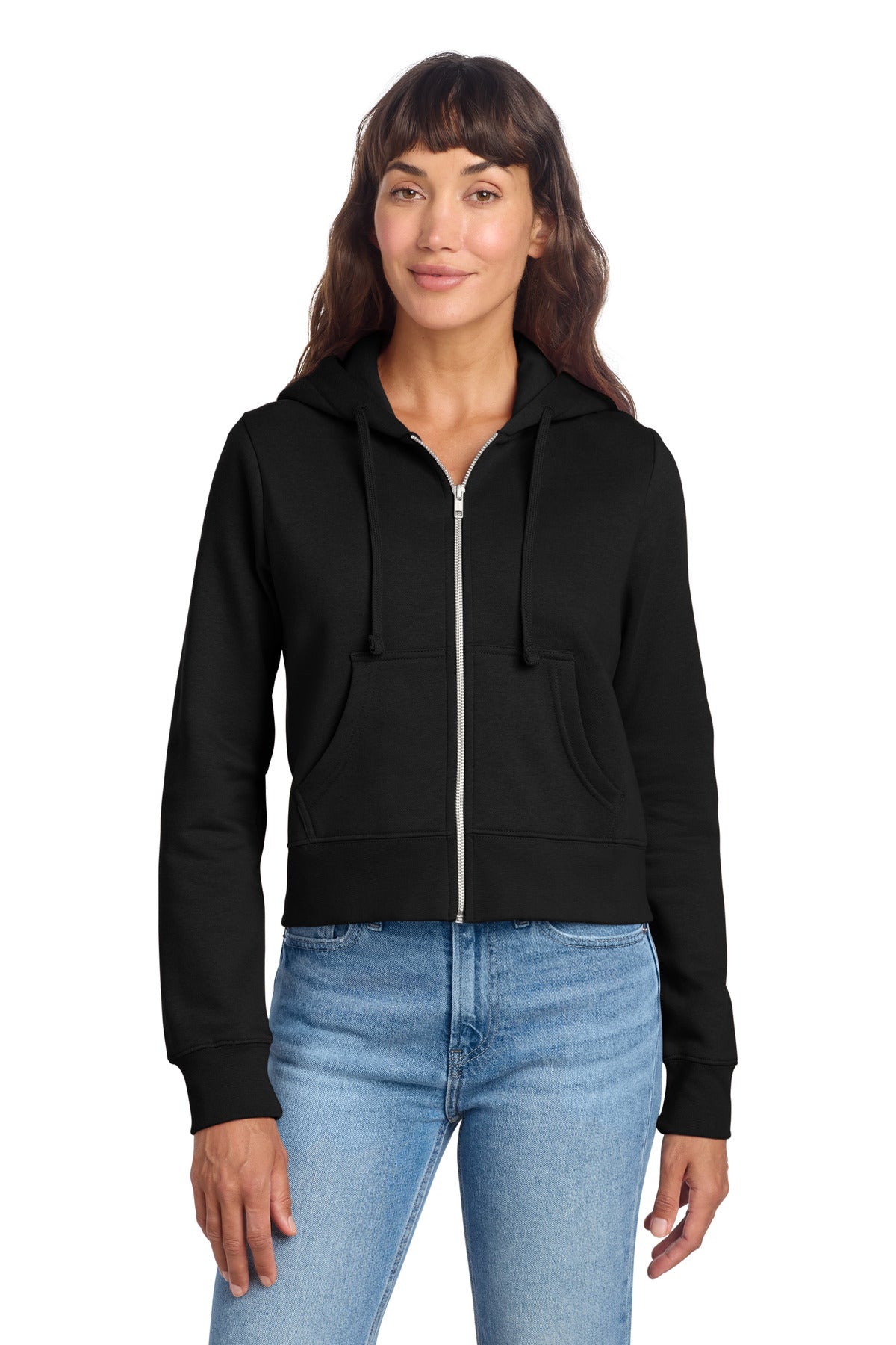 District DT6103 Women's V.I.T. Fleece Full-Zip Hoodie