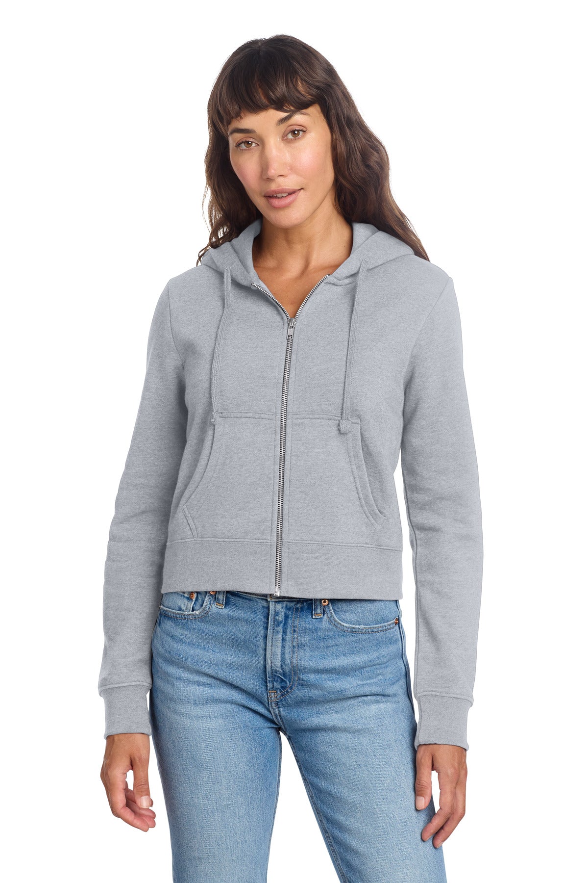 District DT6103 Women's V.I.T. Fleece Full-Zip Hoodie