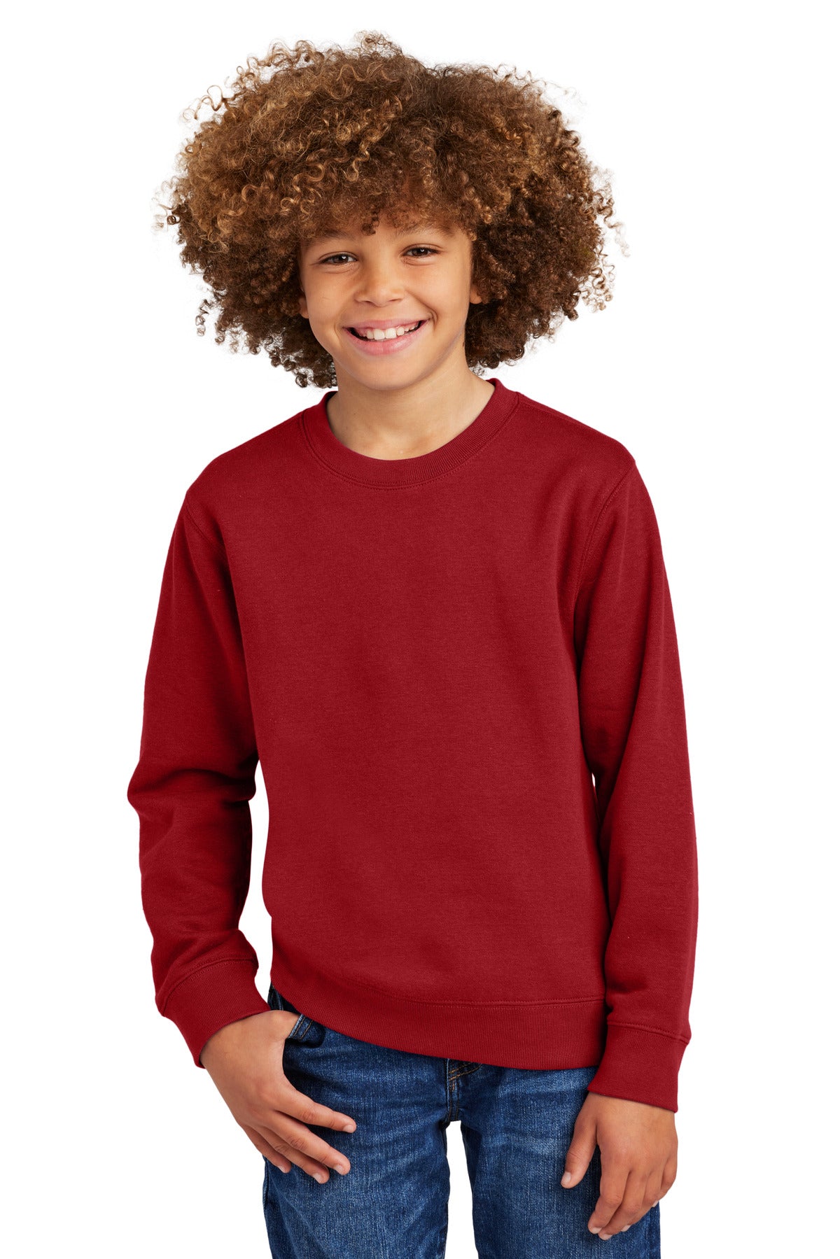 District DT6104Y Youth V.I.T. Fleece Crew
