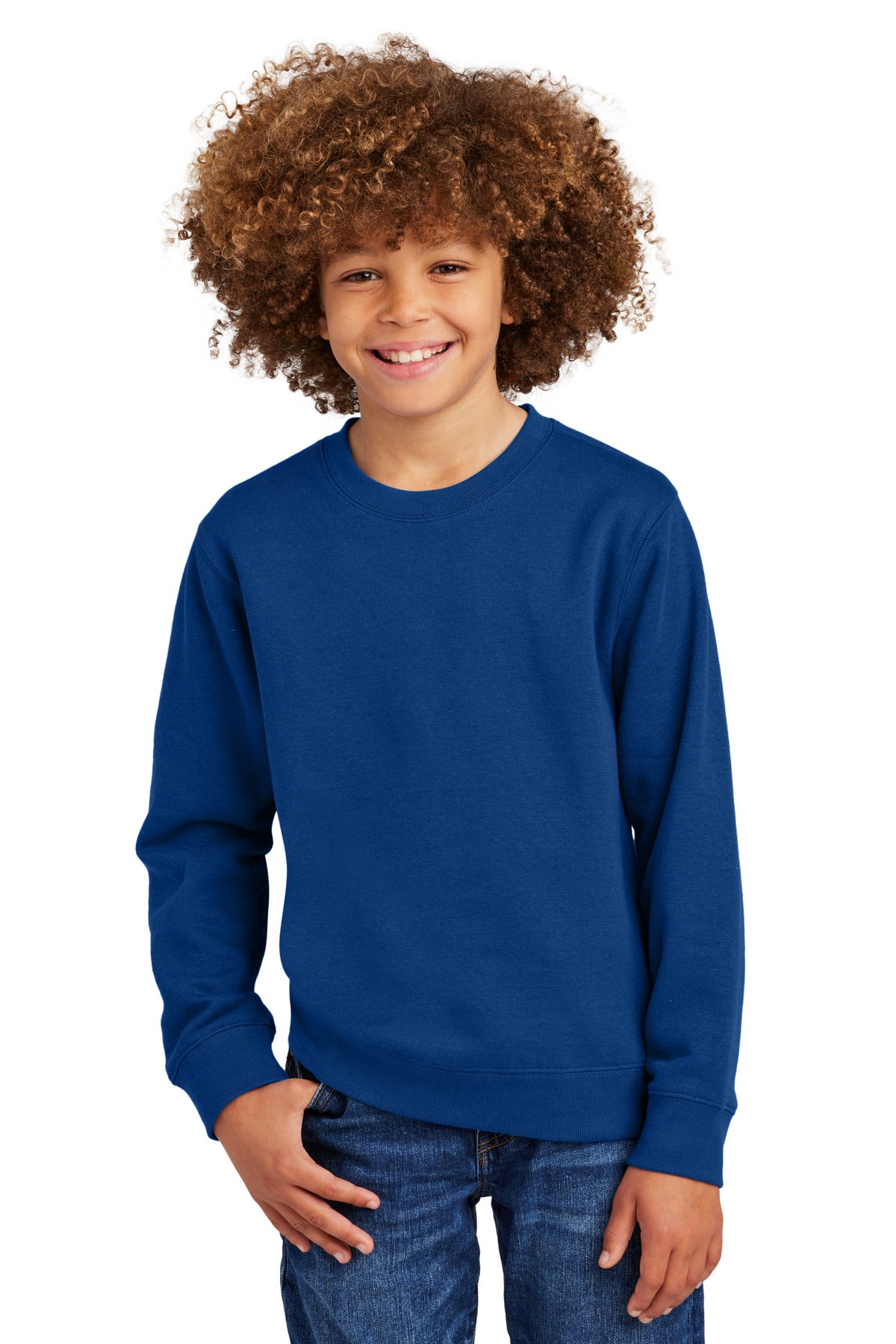 District DT6104Y Youth V.I.T. Fleece Crew
