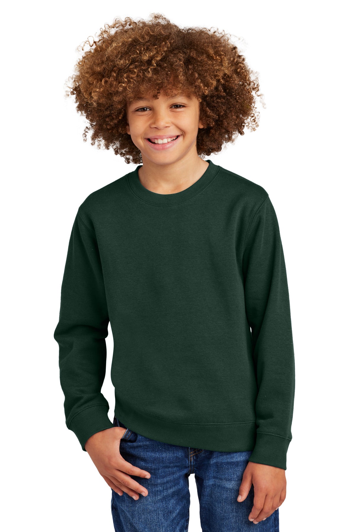 District DT6104Y Youth V.I.T. Fleece Crew