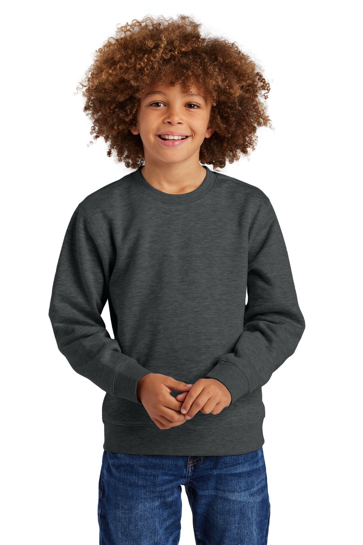 District DT6104Y Youth V.I.T. Fleece Crew