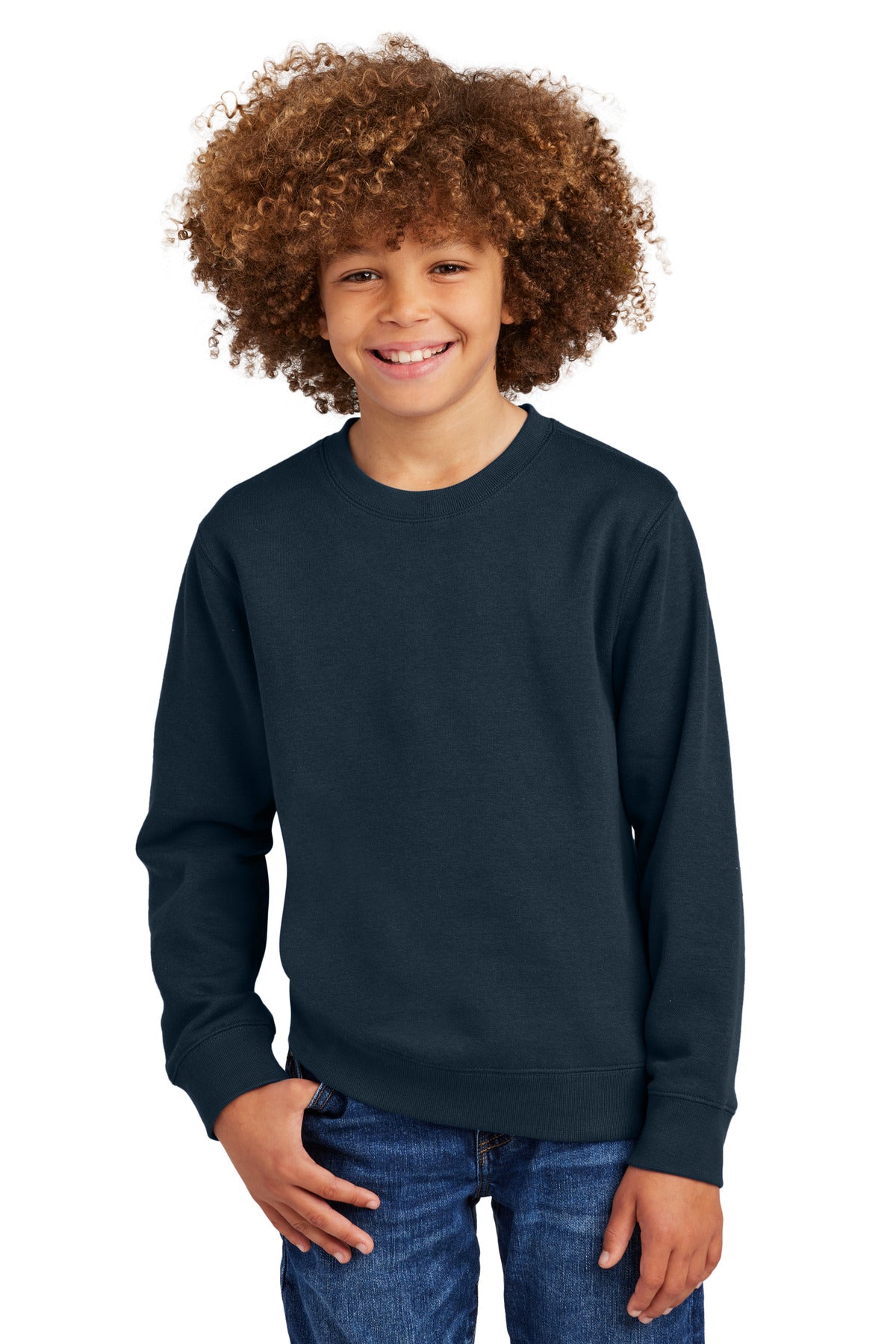 District DT6104Y Youth V.I.T. Fleece Crew