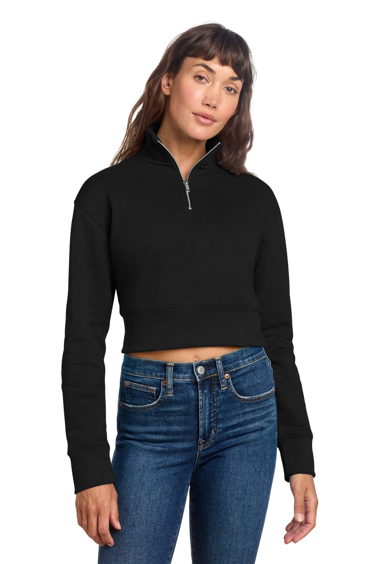 District DT6111 Women's V.I.T. Fleece 1/2-Zip