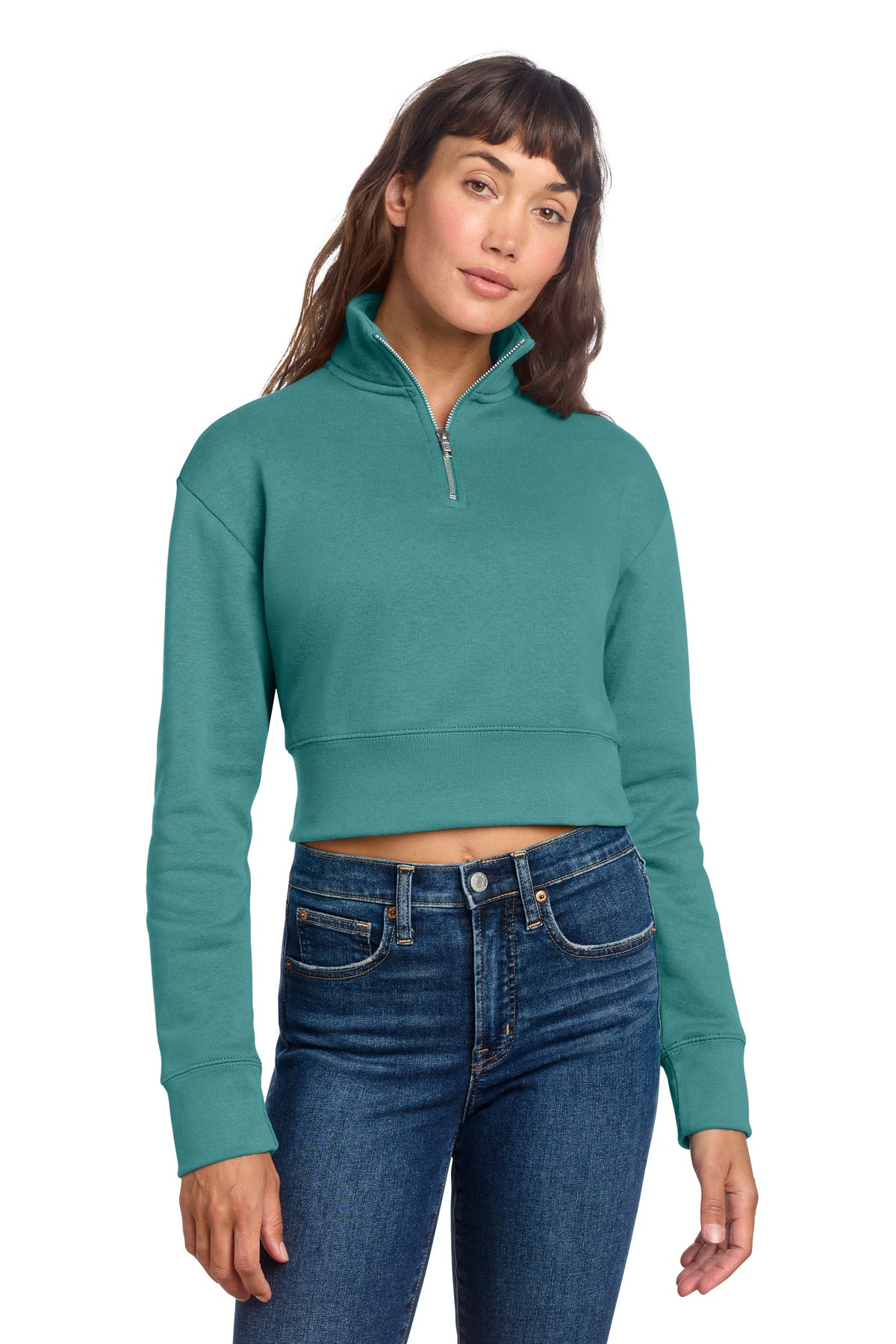District DT6111 Women's V.I.T. Fleece 1/2-Zip