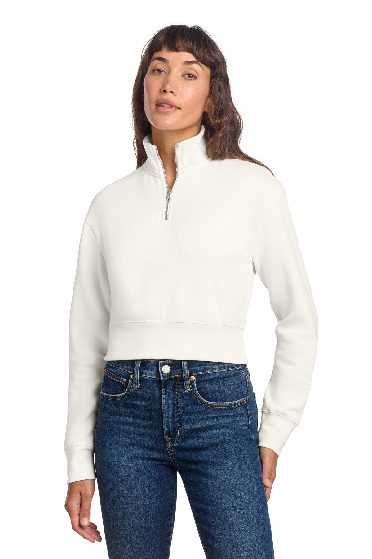 District DT6111 Women's V.I.T. Fleece 1/2-Zip