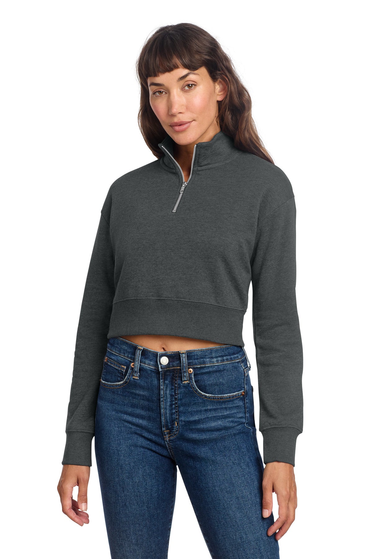 District DT6111 Women's V.I.T. Fleece 1/2-Zip