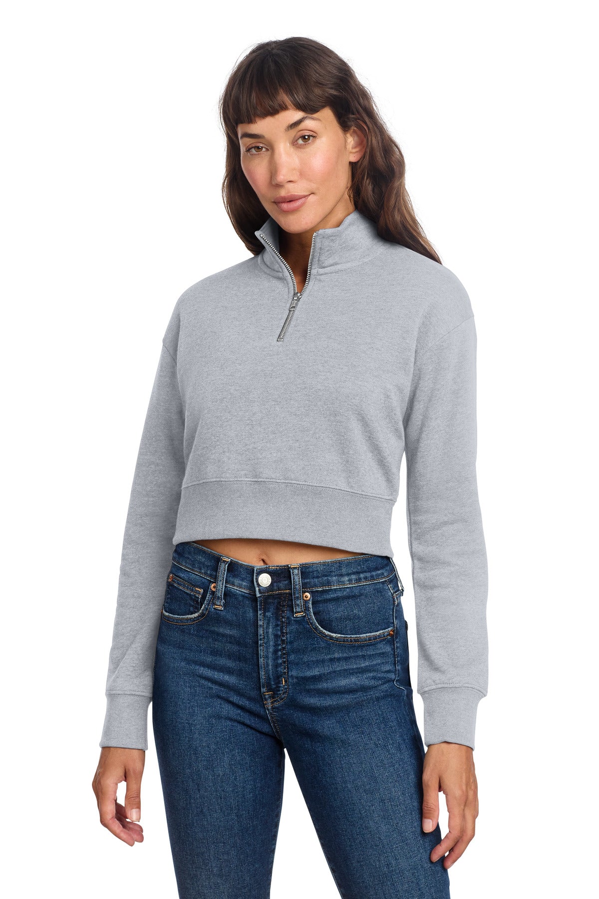 District DT6111 Women's V.I.T. Fleece 1/2-Zip