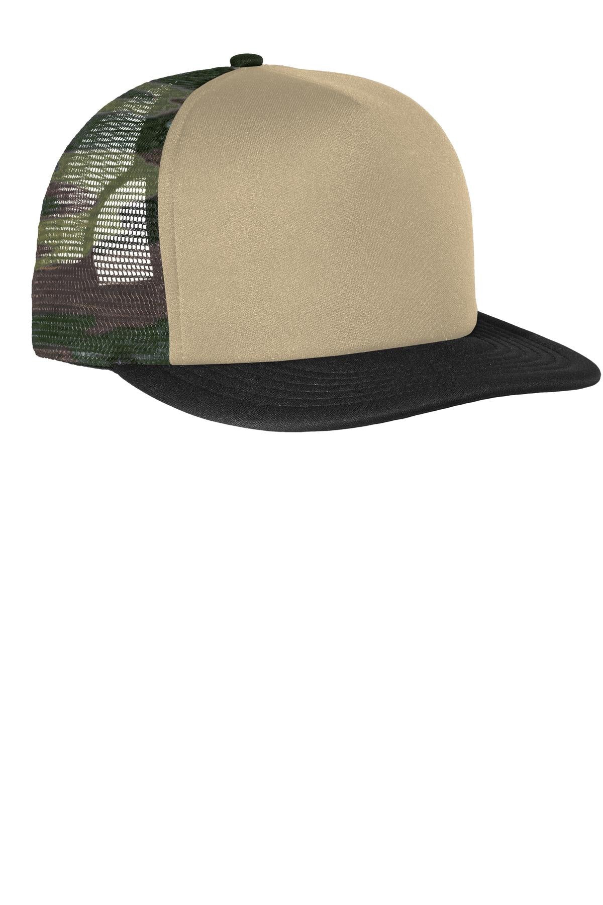 Gorra trucker snapback de visera plana | District DT624